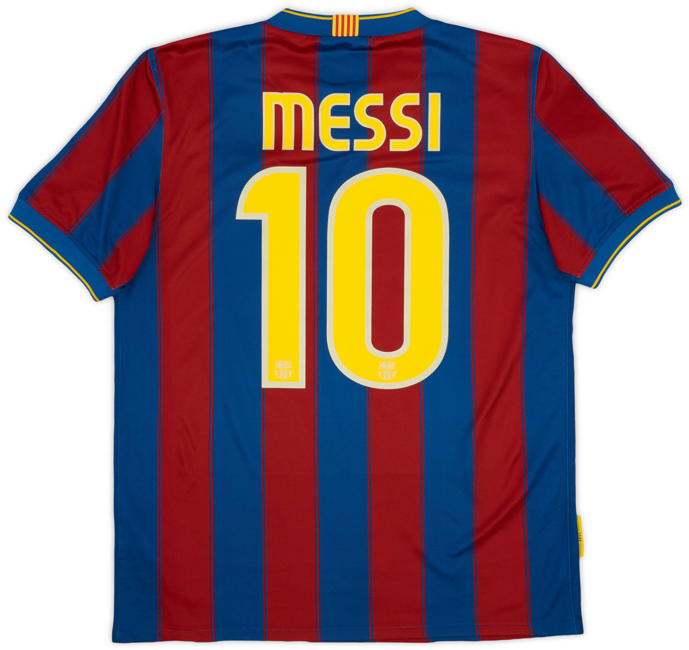 2009-10 Barcelona Home Shirt Messi #10 - 8/10 - (M)