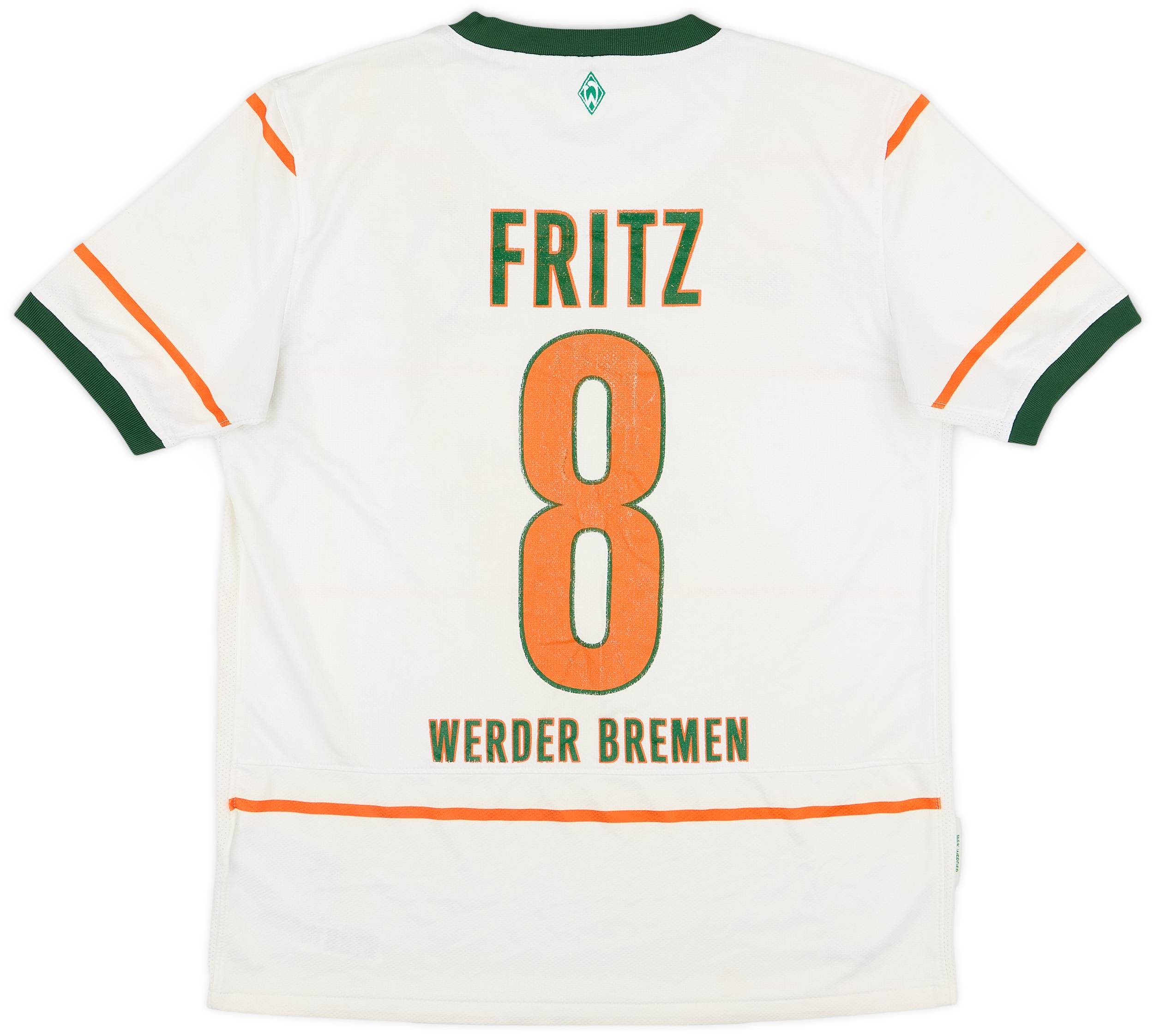 2009-10 Werder Bremen Away Shirt Fritz #8 - 5/10 - (XL.Boys)