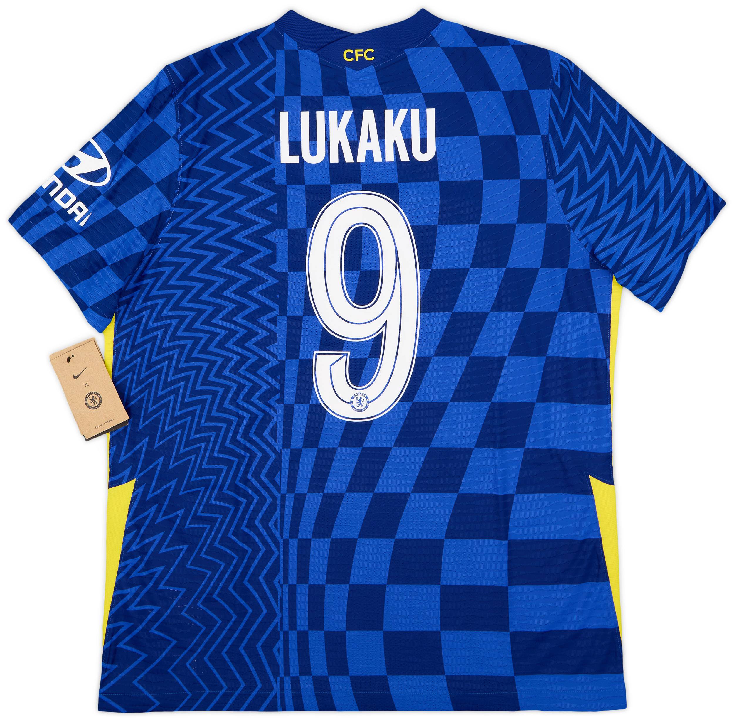 2021-22 Chelsea Authentic Home Shirt Lukaku #9 (XL)