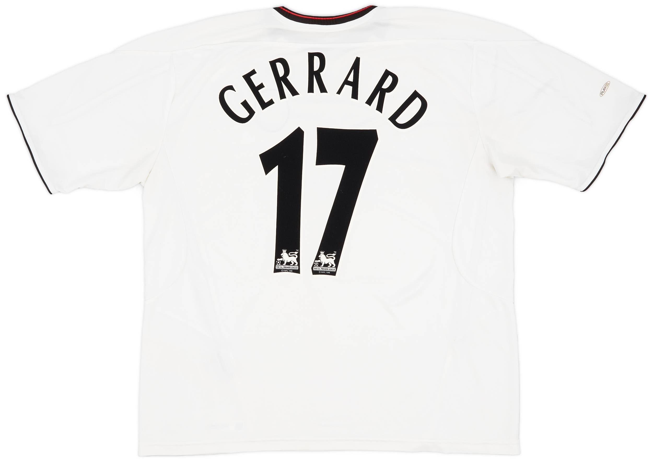 2003-04 Liverpool Away Shirt Gerrard #17 - 6/10 - (XXL)