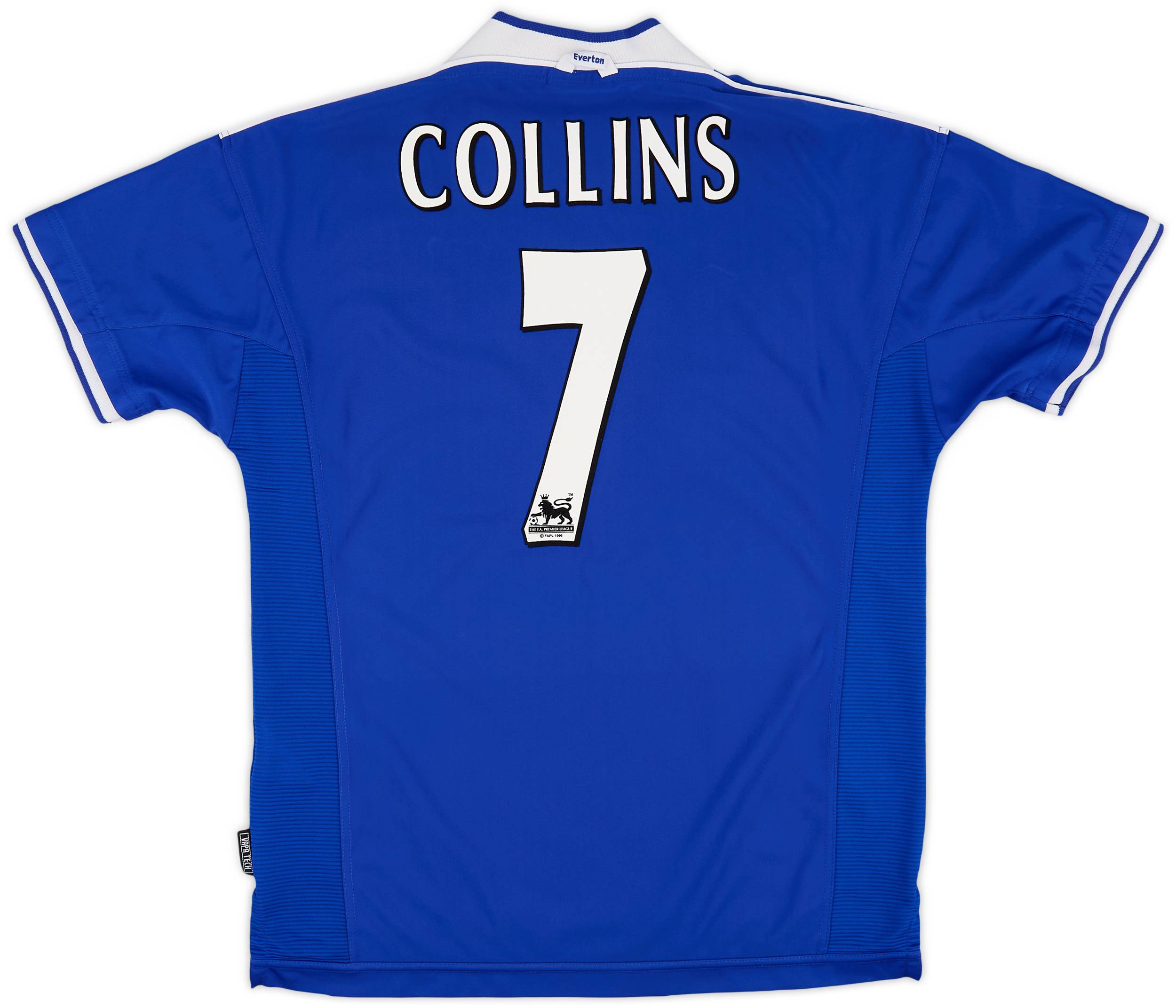 1999-00 Everton Home Shirt Collins #7 - 8/10 - (XL)