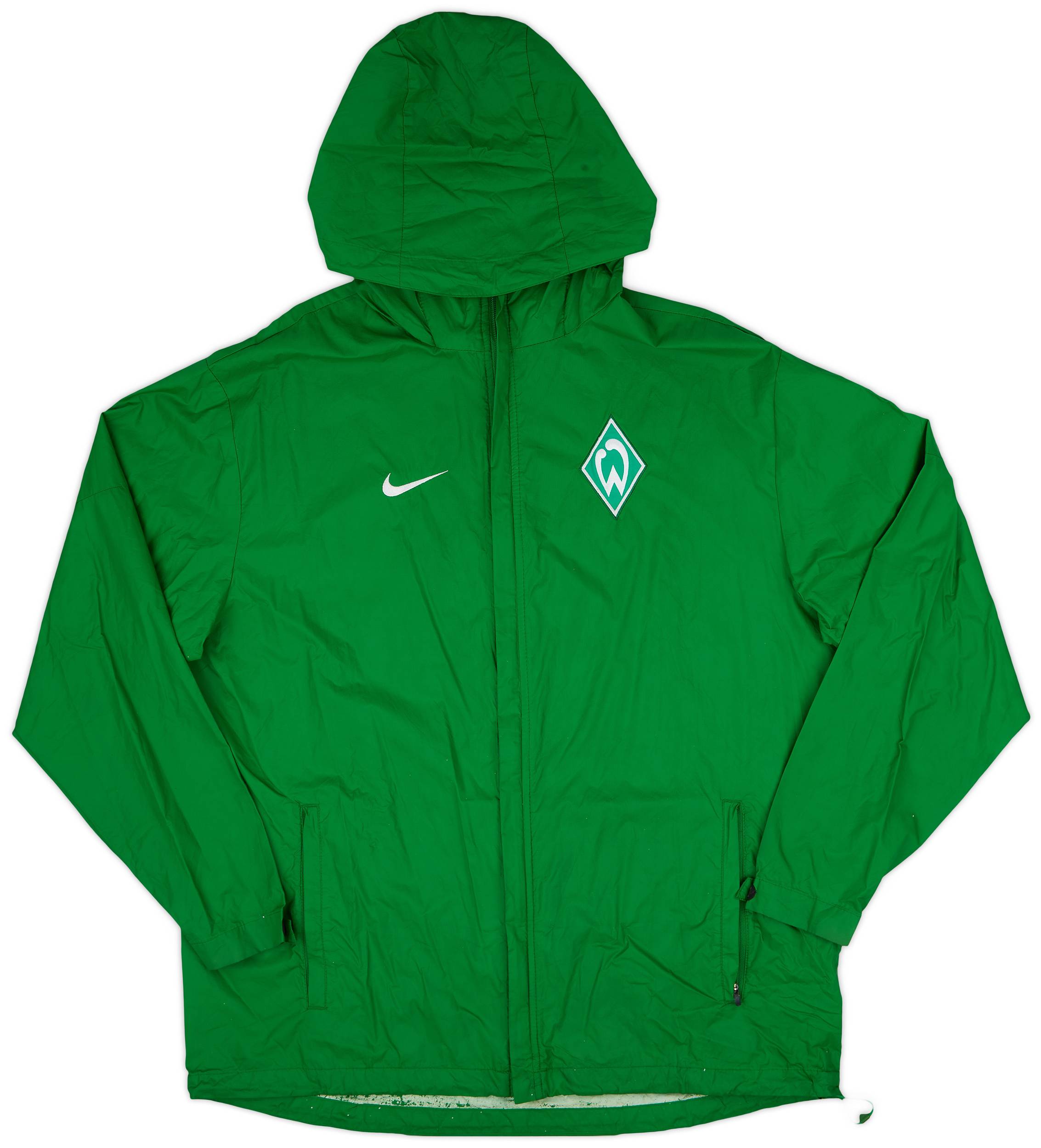 2009 10 Werder Bremen Nike Hooded Rain Jacket 6 10 L