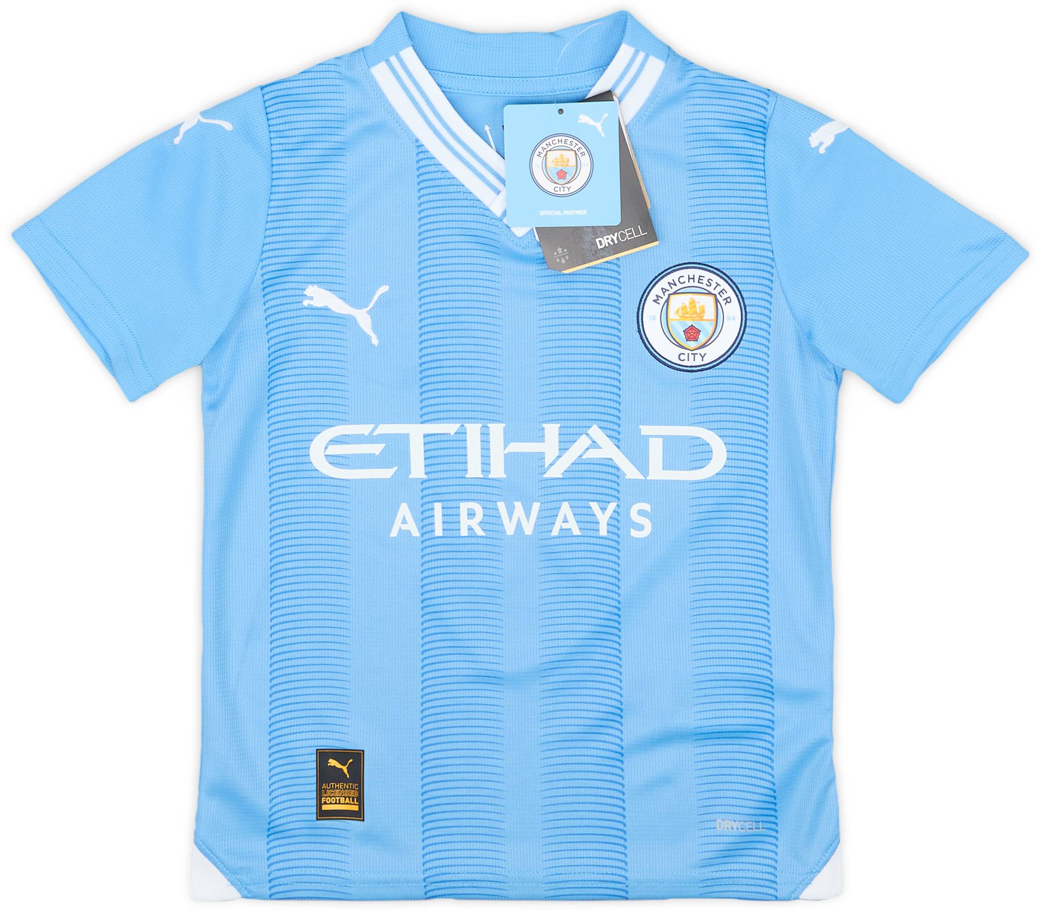 HAALAND 9 水色シャツ Official Puma Men's Erling Haaland #9 Manchester City Home