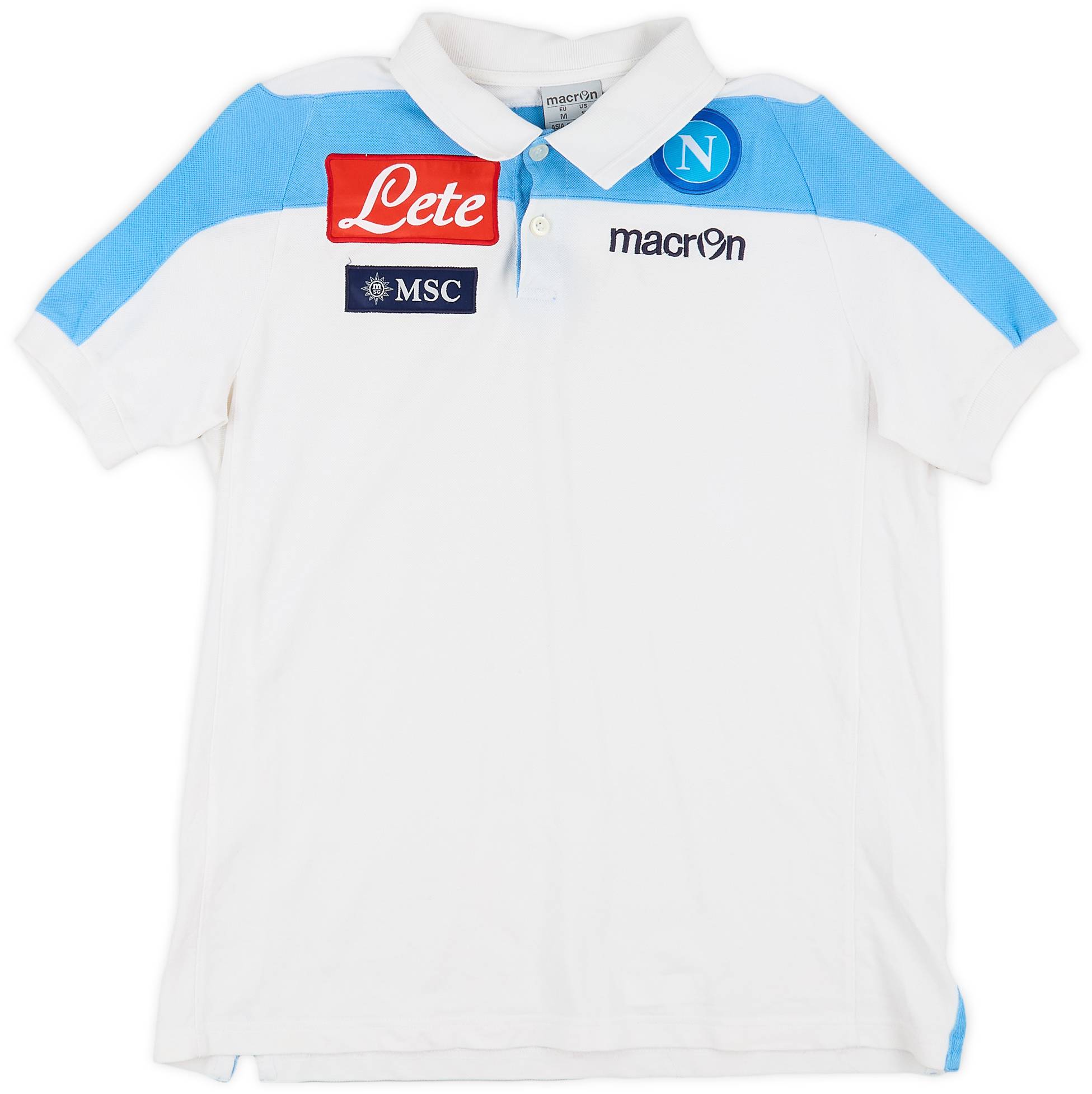 2013-14 Napoli Macron Polo Shirt - 8/10 - (M)