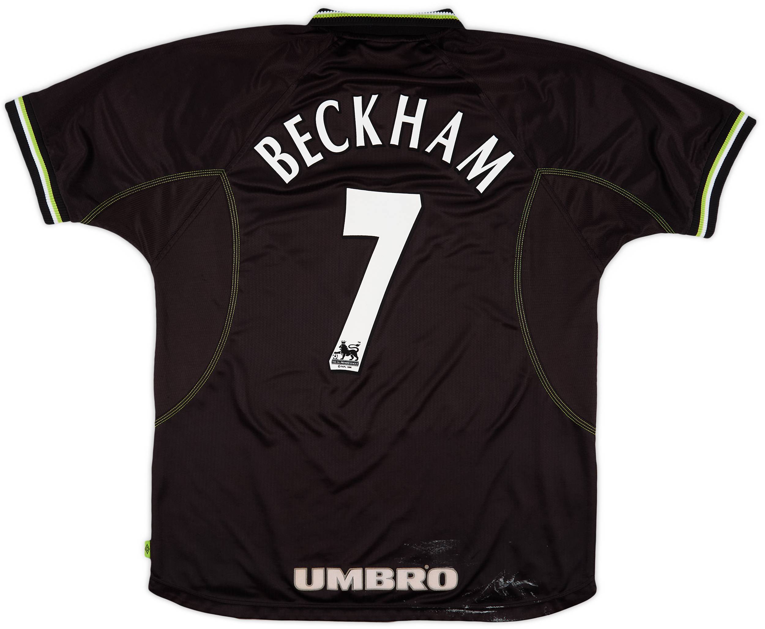 1998-99 Manchester United Third Shirt Beckham #7 - 7/10 - (XL)