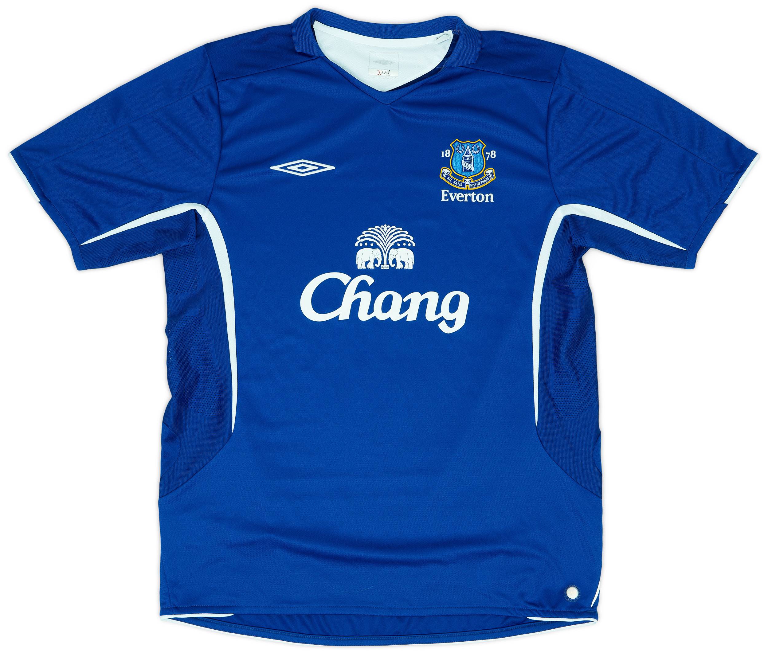 2005-06 Everton Home Shirt - 8/10 - (L)