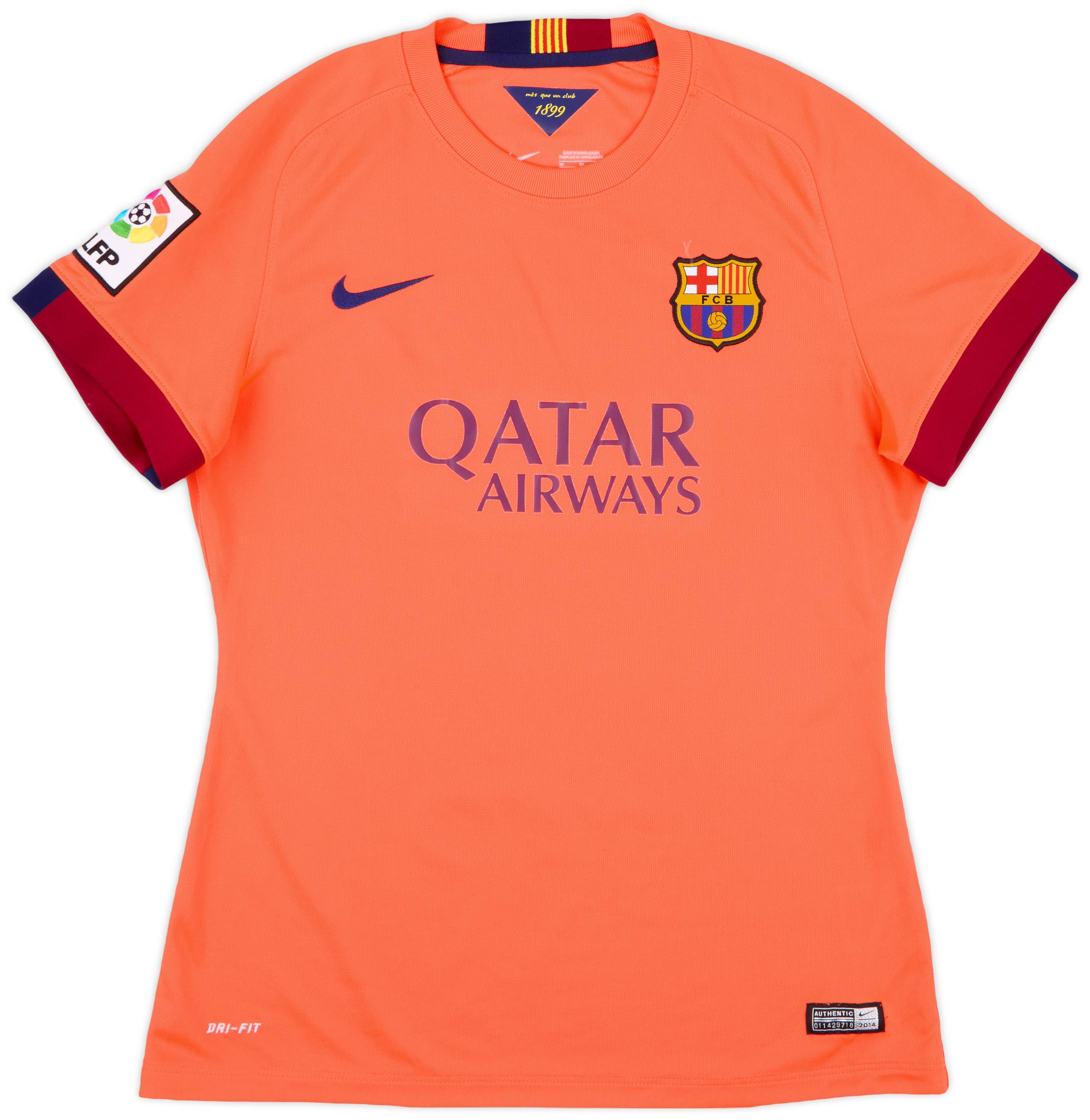 2014-15 Barcelona Away Shirt - 10/10 - (M.Boys)