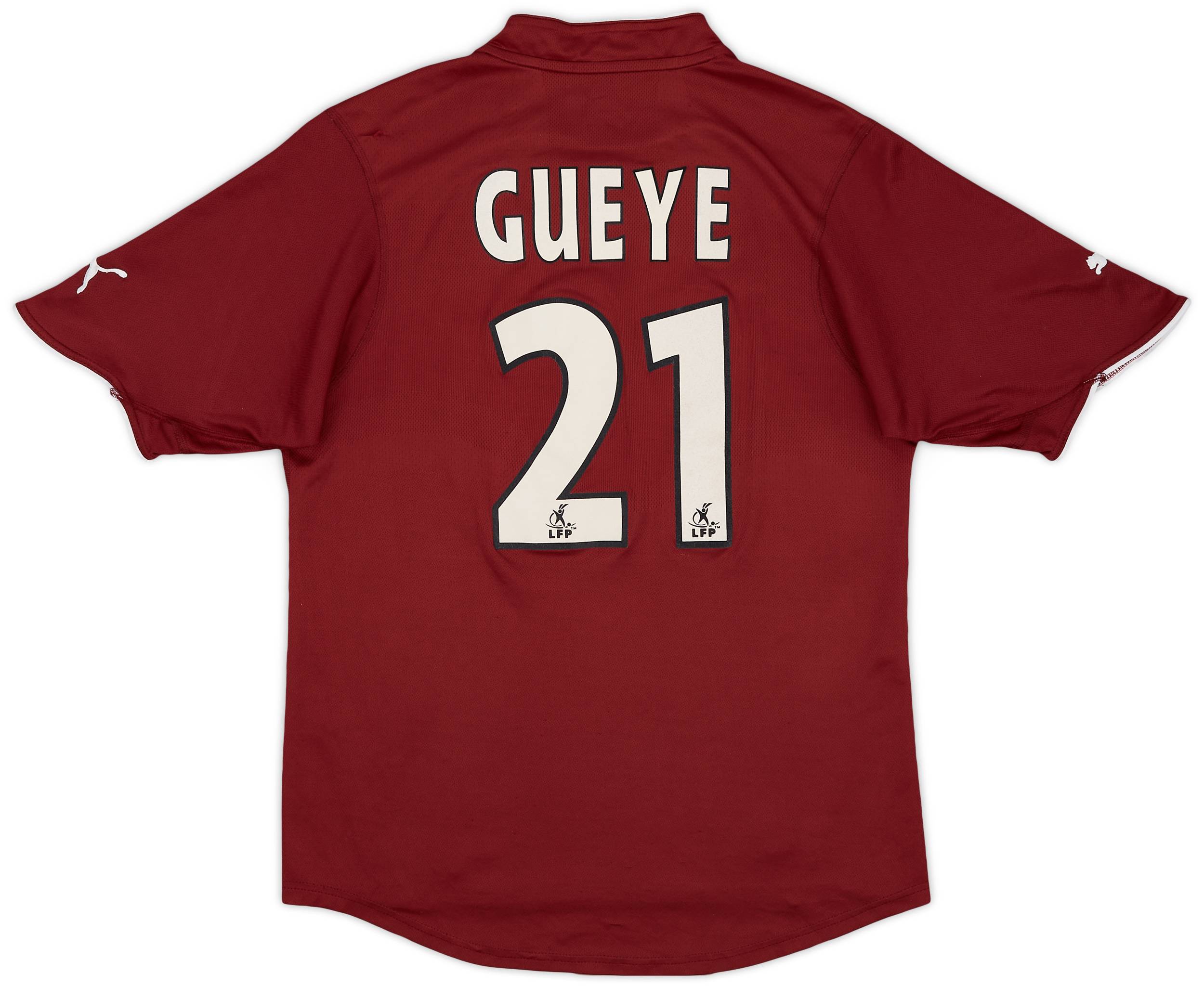 2003-04 Metz Home Shirt Gueye #21 - 6/10 - (S)