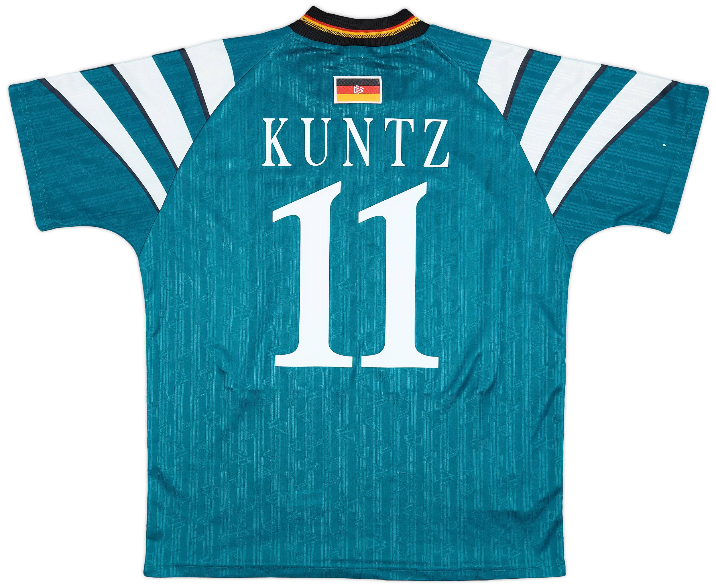 1996-98 Germany Away Shirt Kuntz #11 - 9/10 - (L)
