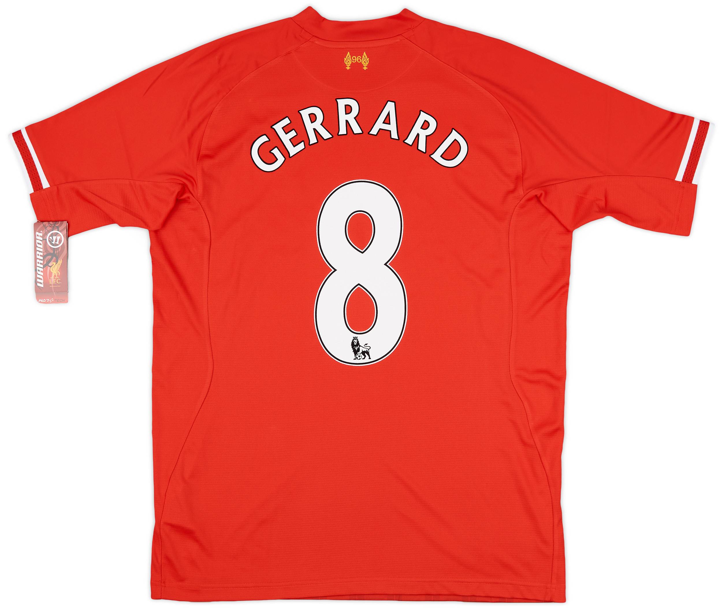 2013-14 Liverpool Home Shirt Gerrard #8 (XL)