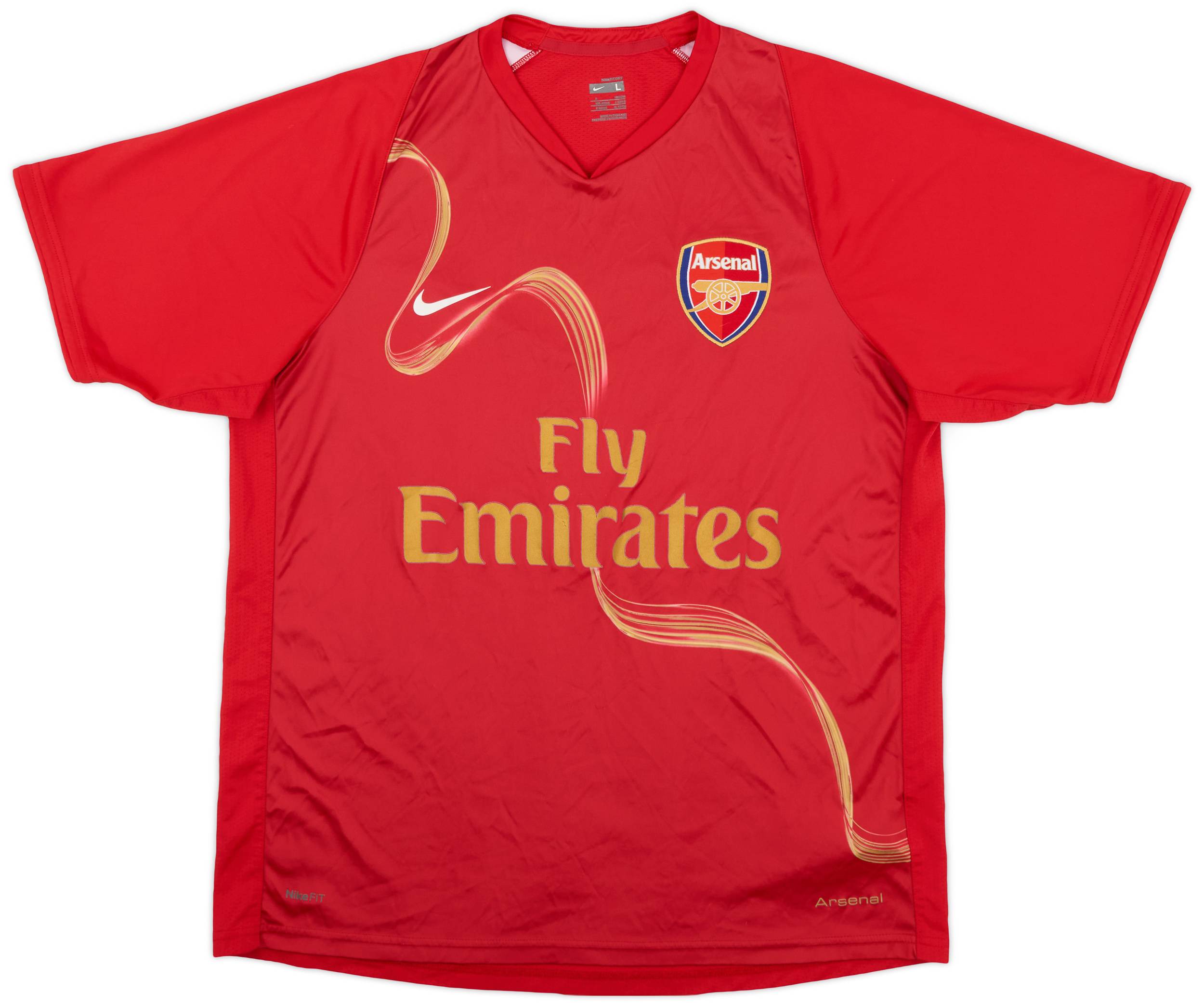 2008 09 Arsenal Nike Training Shirt 8 10 L