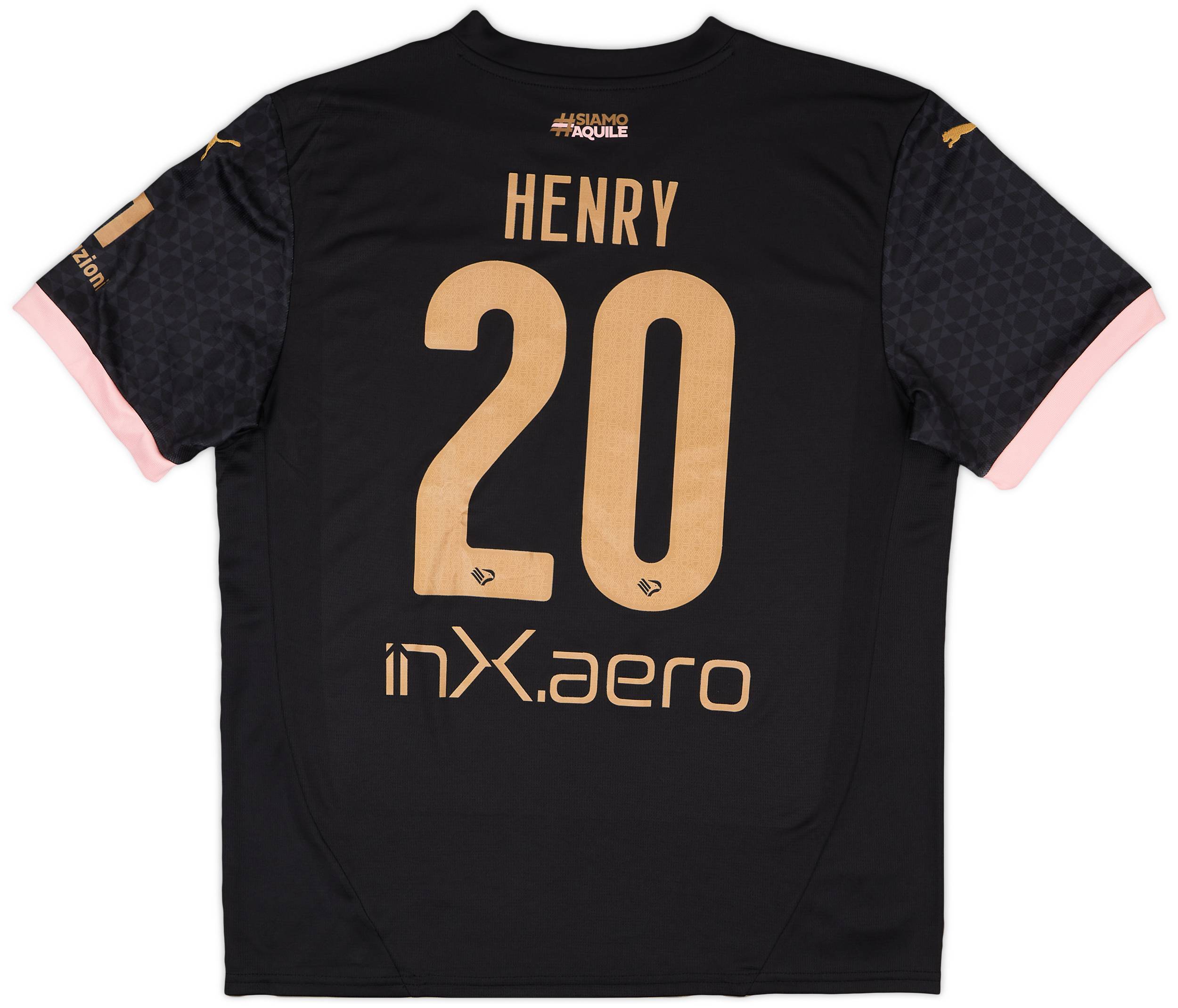 2024-25 Palermo Match Issue Away Shirt Henry #20
