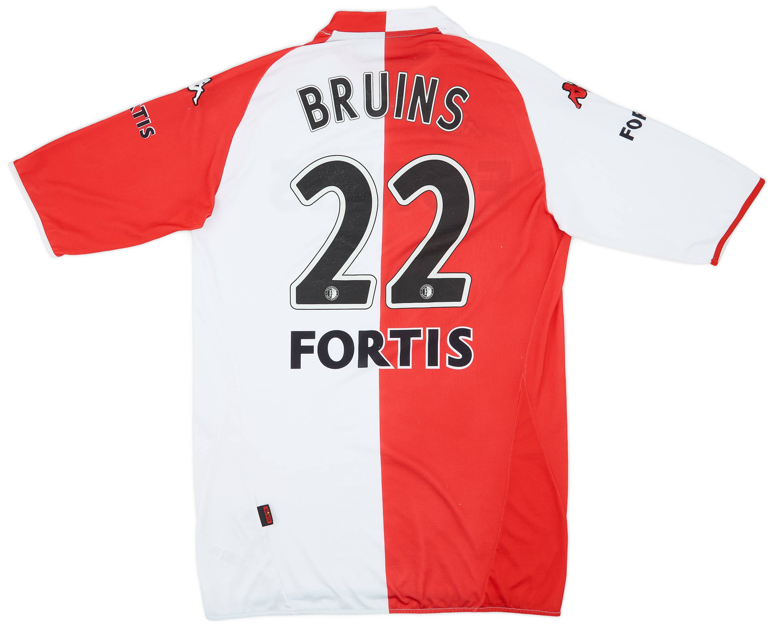 2007-08 Feyenoord Home Shirt Bruins #22 - 6/10 - (XL)