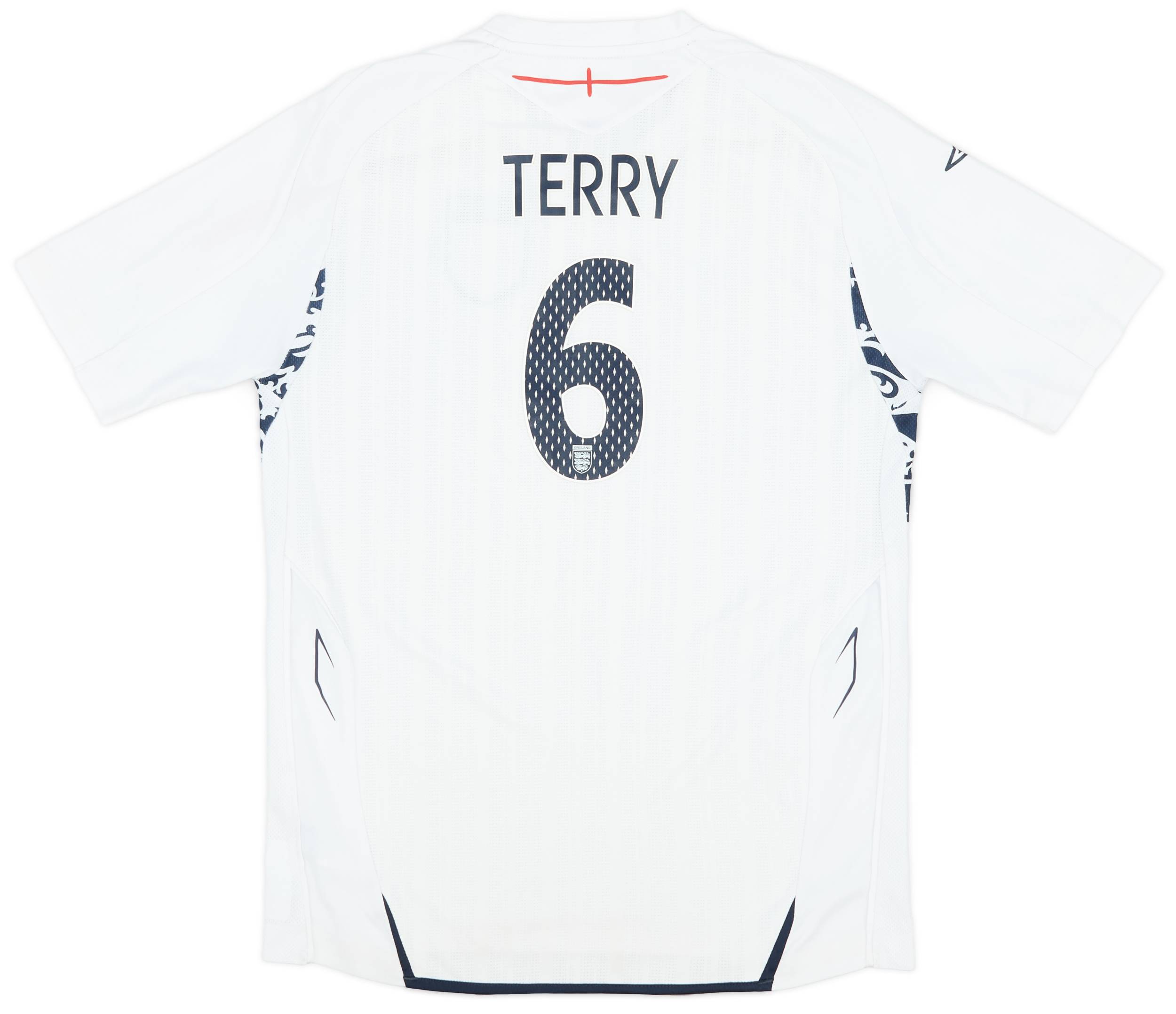 2007-09 England Home Shirt Terry #6 - 7/10 - (XL.Boys)