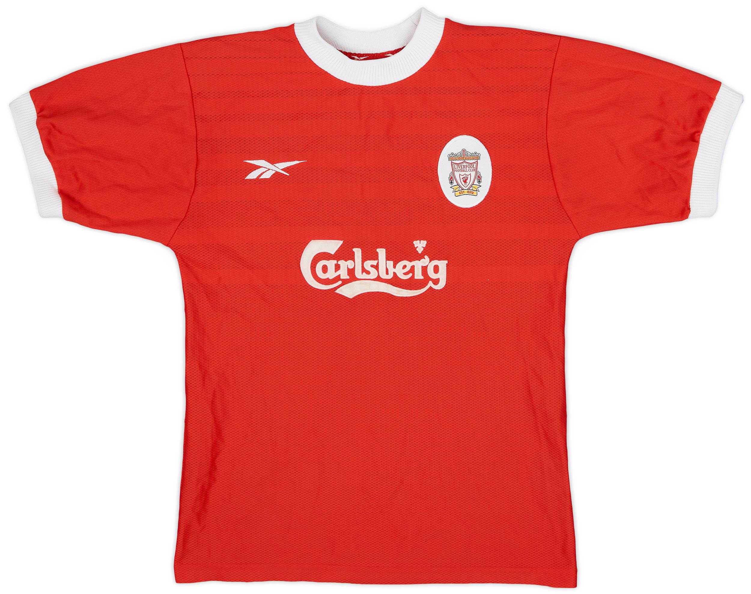1998-00 Liverpool Home Shirt - 8/10 - (XL.Boys)