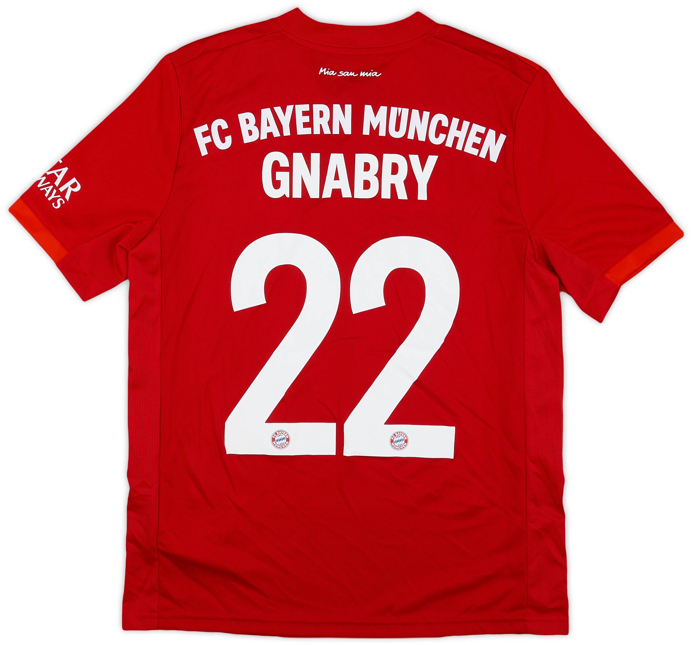 2019-20 Bayern Munich Home Shirt Gnabry #22 - 8/10 - (L.Boys)