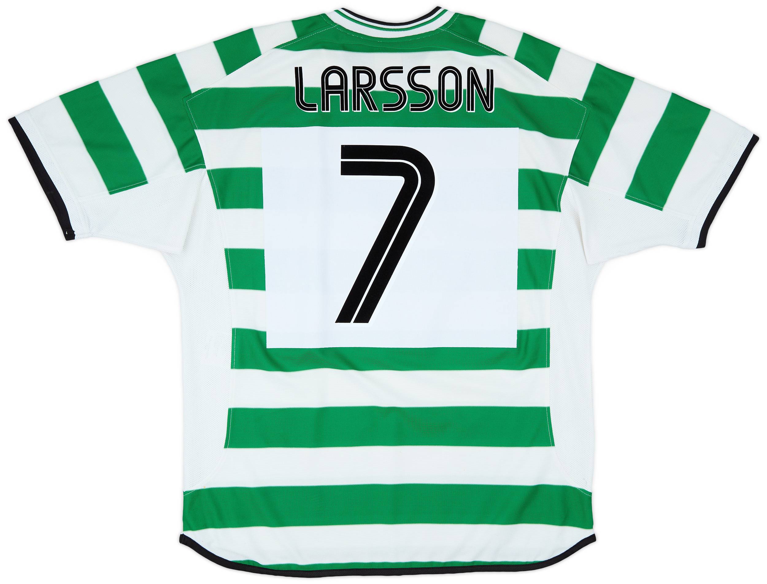 2001-03 Celtic Home Shirt Larsson #7 - 6/10 - (XL)