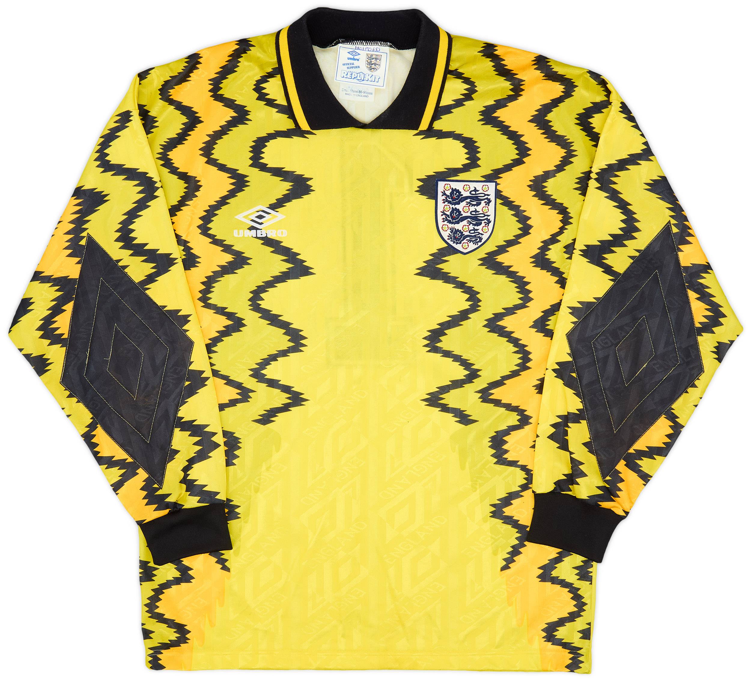 1992-94 England GK Shirt #1 - 8/10 - (S)