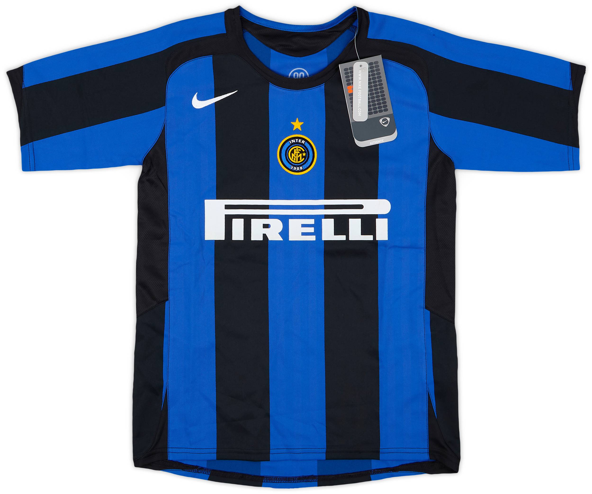 Inter インテル 2005/2006 ホーム ユニフォーム 2005-06 Inter Milan Home Shirt (M.Boys)
