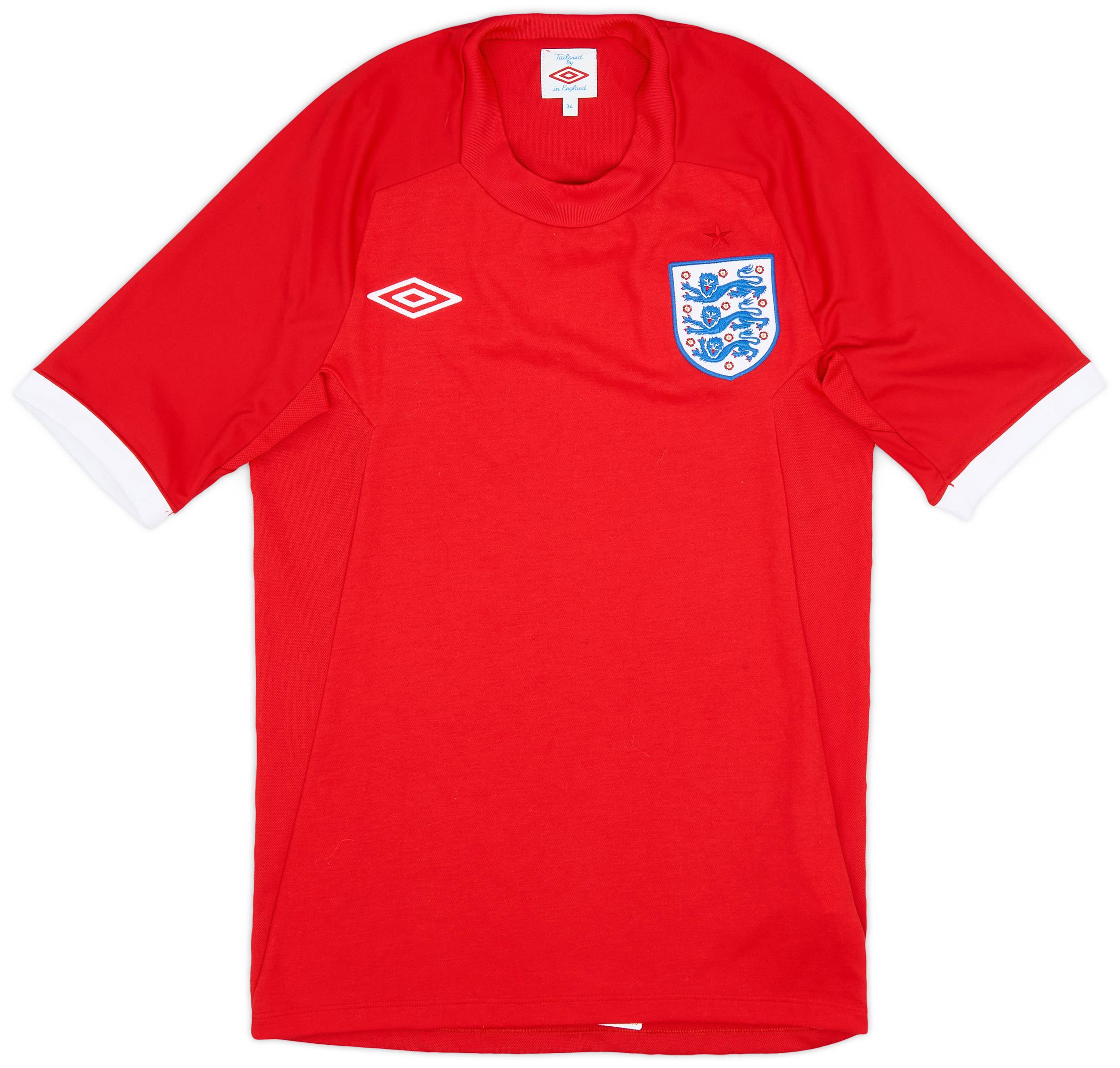 2010-11 England Away Shirt - 8/10 - (XS)