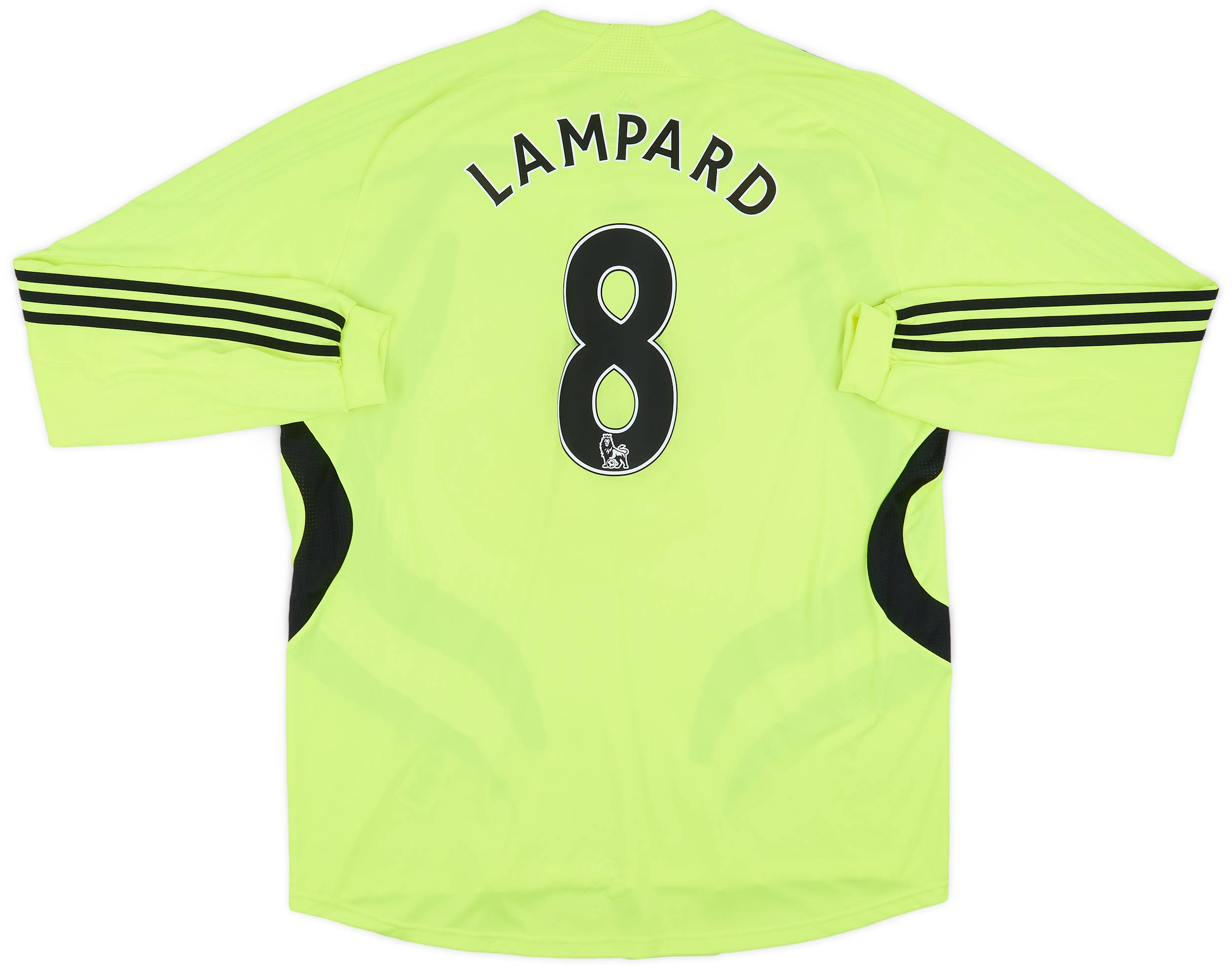 2007-08 Chelsea Authentic Away L/S Shirt Lampard #8 - 7/10 - (XXL)