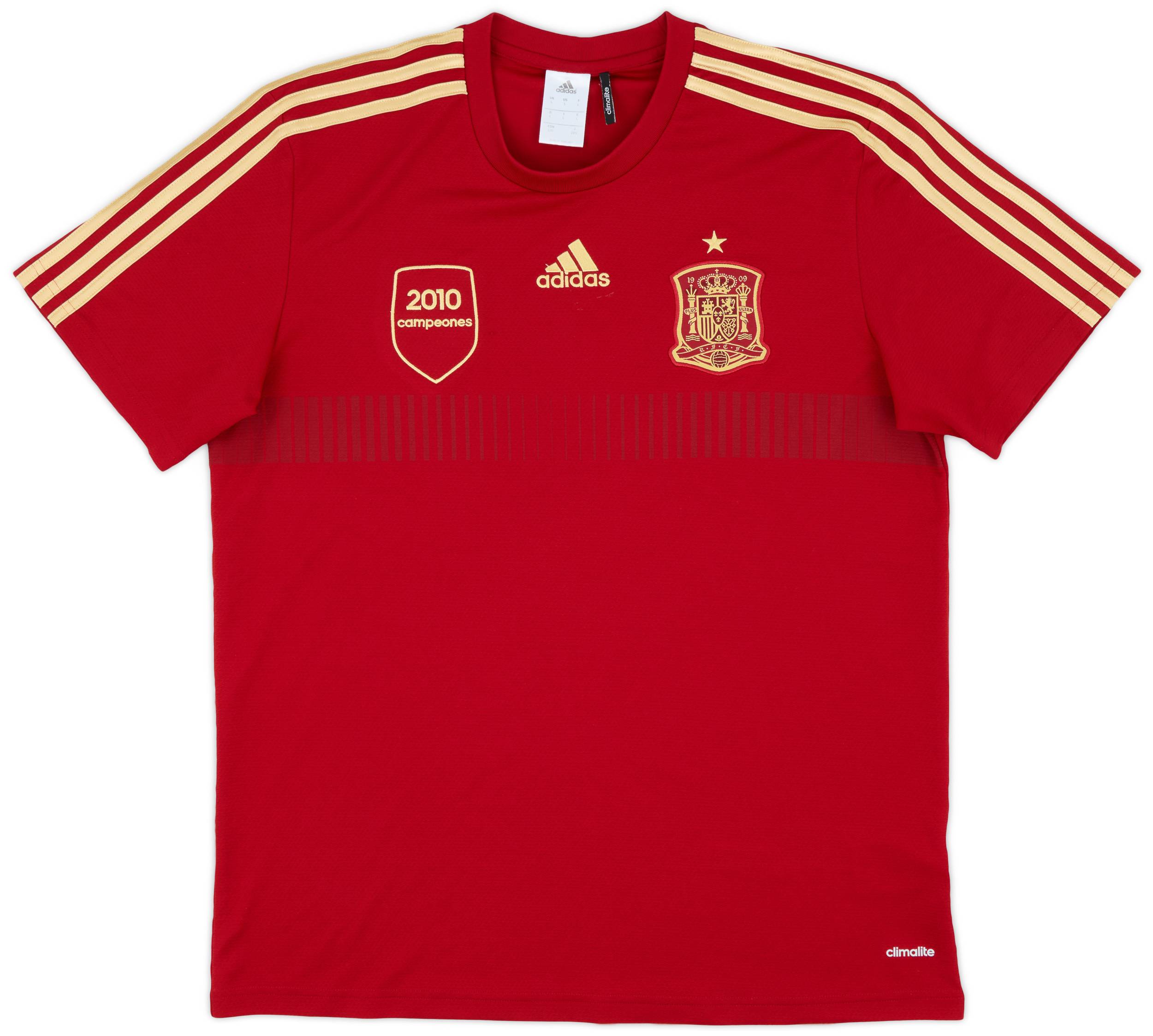 2013-15 Spain Campeones Training Shirt - 9/10 - (L)