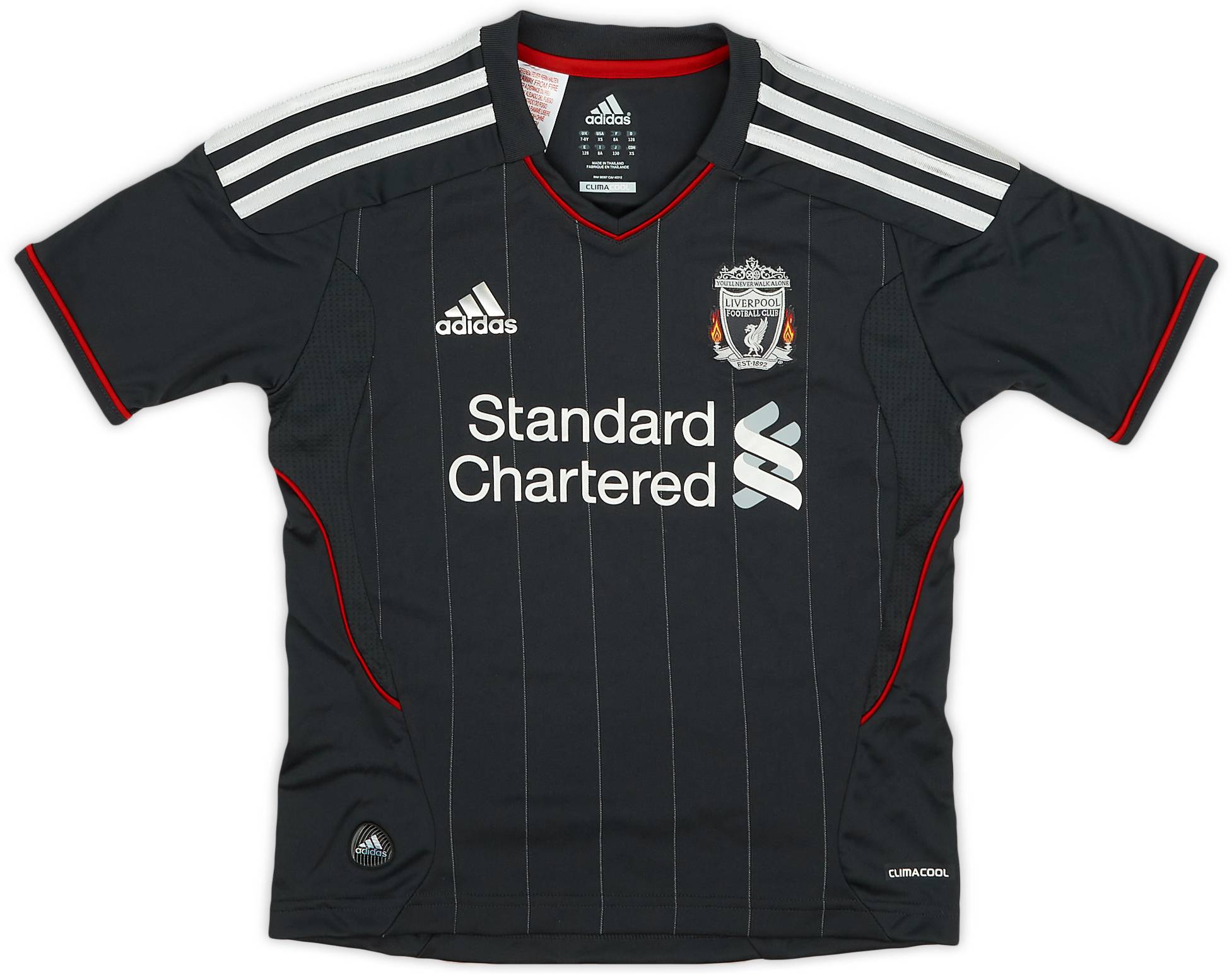 2011-12 Liverpool Away Shirt - 8/10 - (S.Boys)