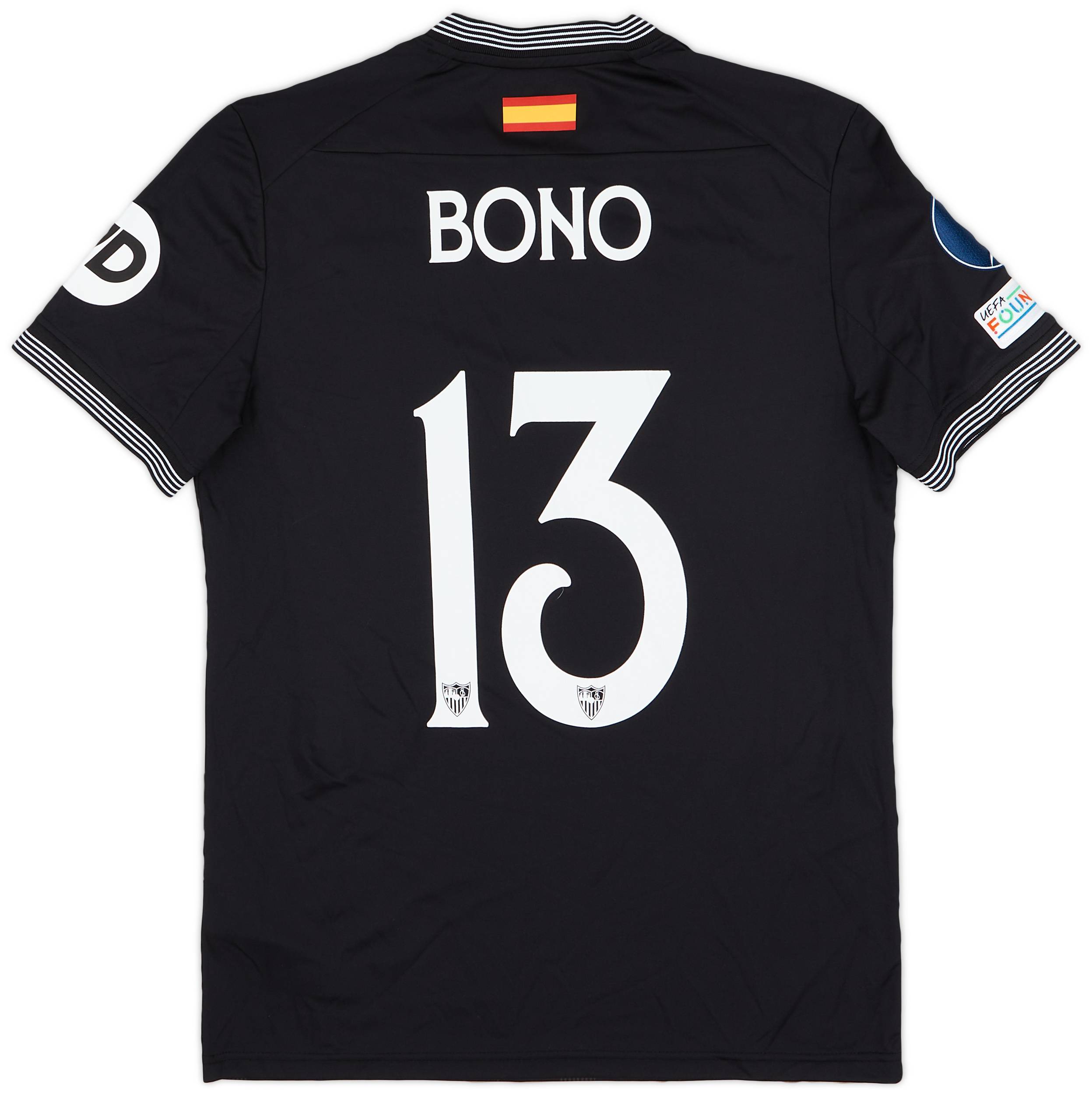 2023 Sevilla Match Issue Super Cup GK Shirt Bono #13