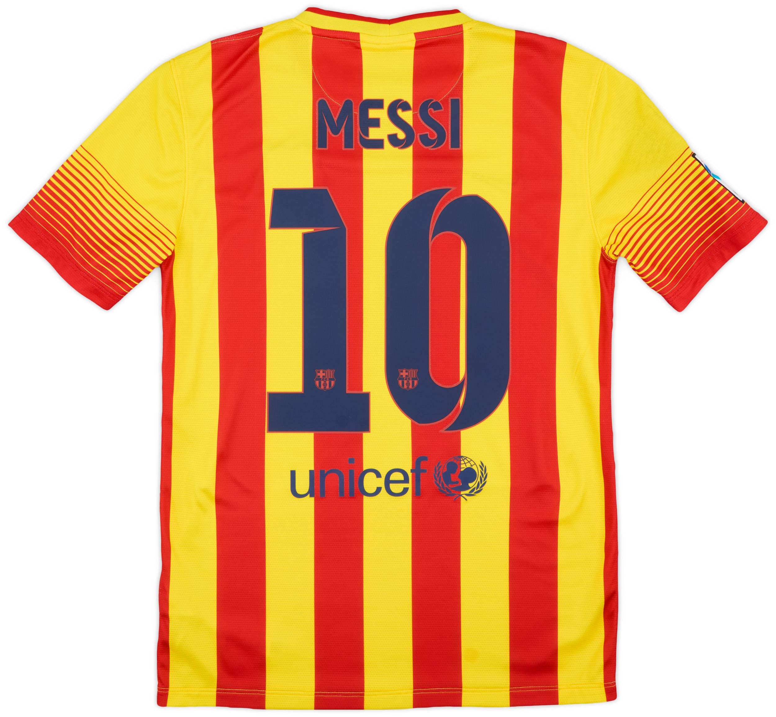 2013-15 Barcelona Away Shirt Messi #10 - 7/10 - (S)