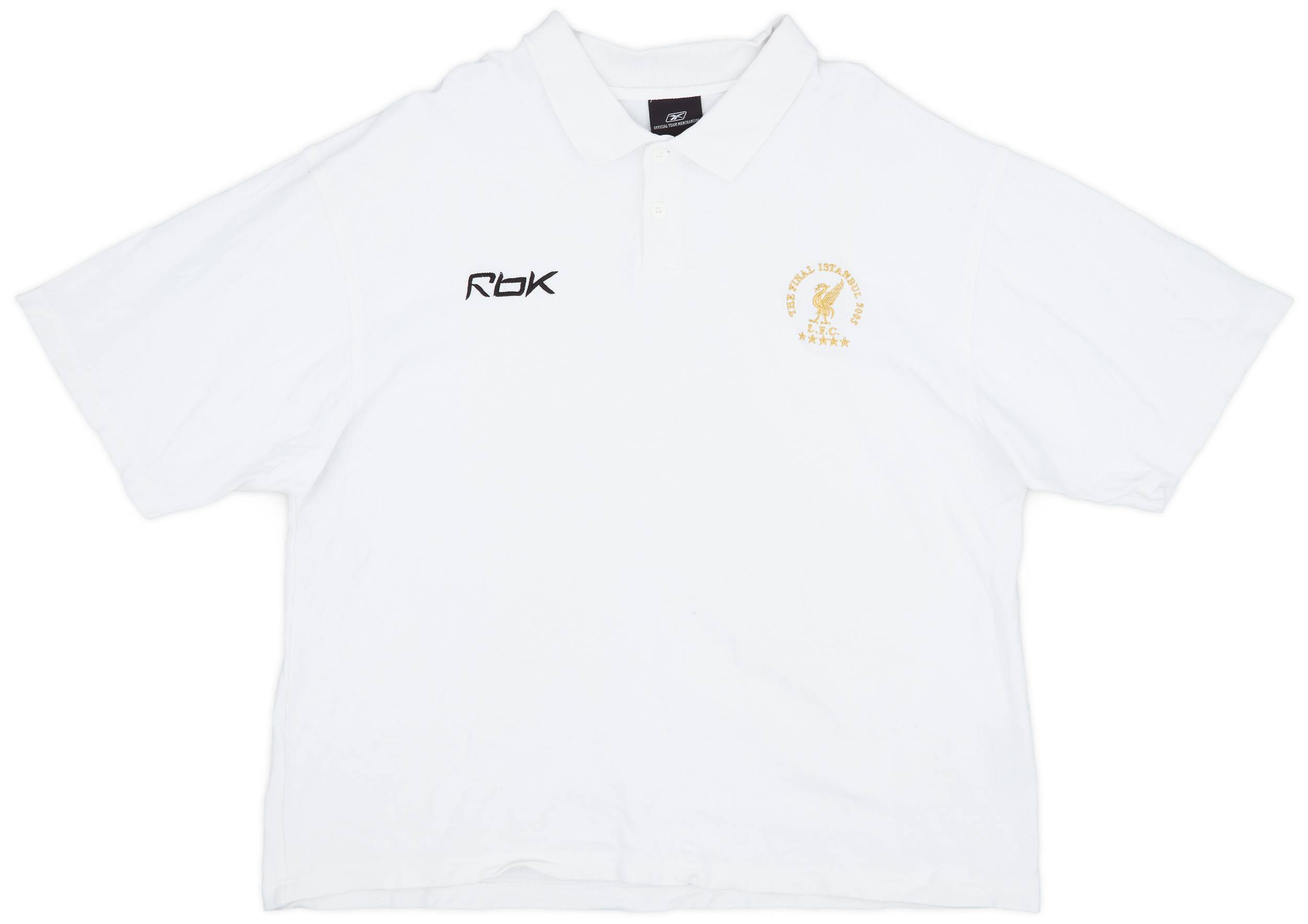 2005-06 Liverpool 'Istanbul 2005' Reebok Polo Shirt - 9/10 - (XXL)