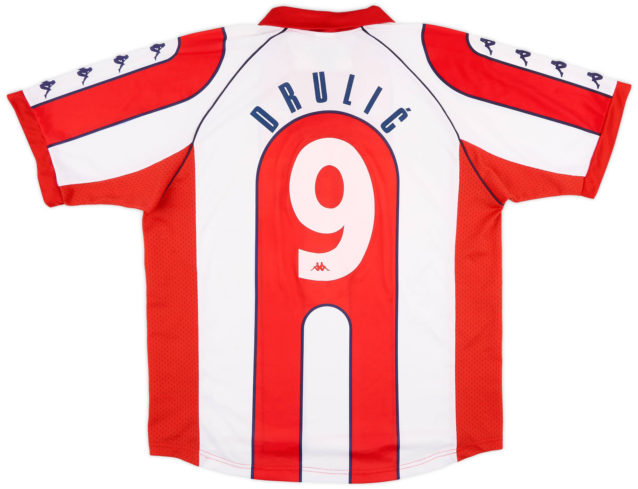 大人気新作 Red 1999-00 Star 6/10 - #9 Drulic Shirt Home Basic Belgrade ウェア