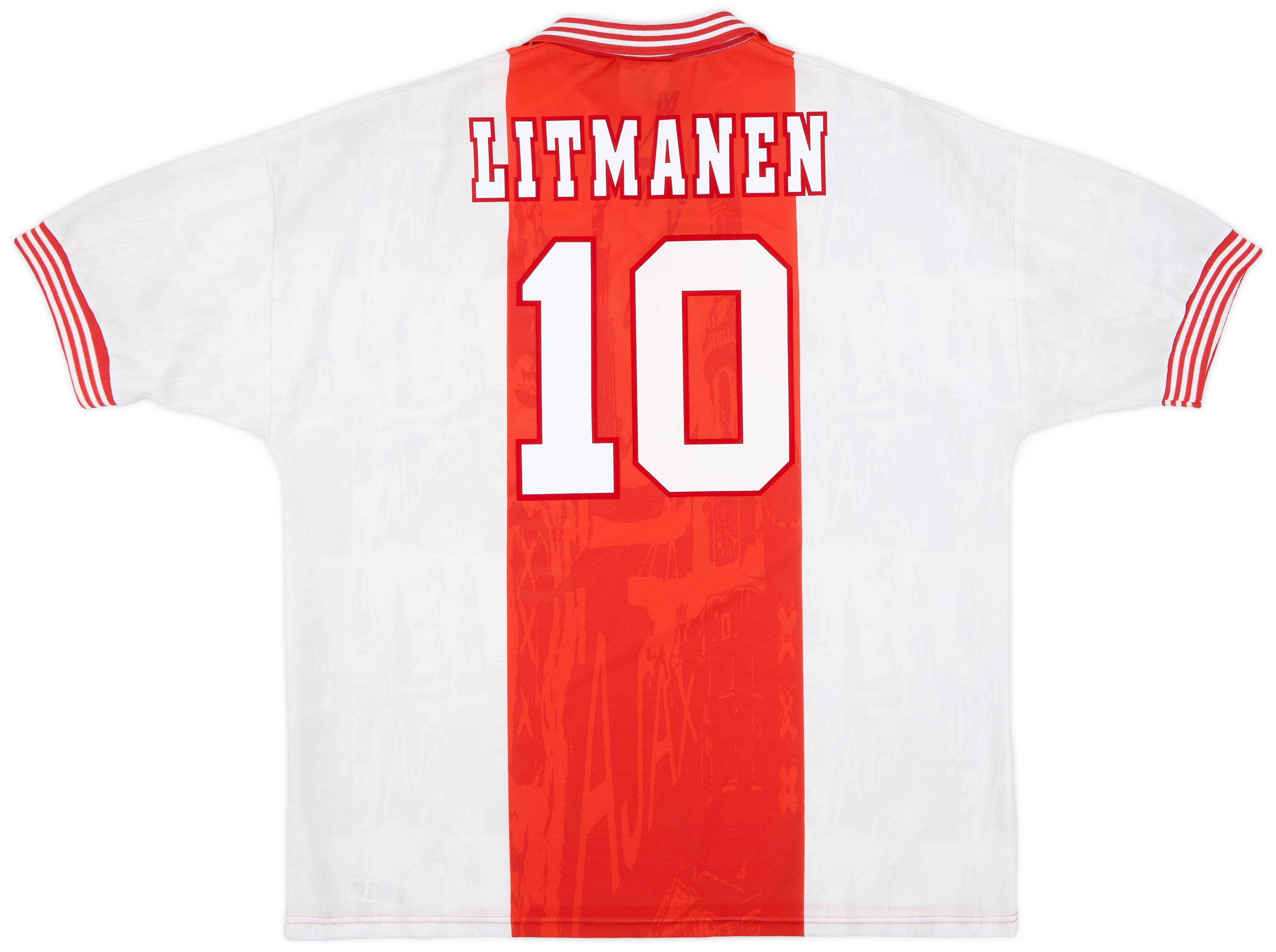 1996-97 Ajax Home Shirt Litmanen #10 - 8/10 - (XXL)
