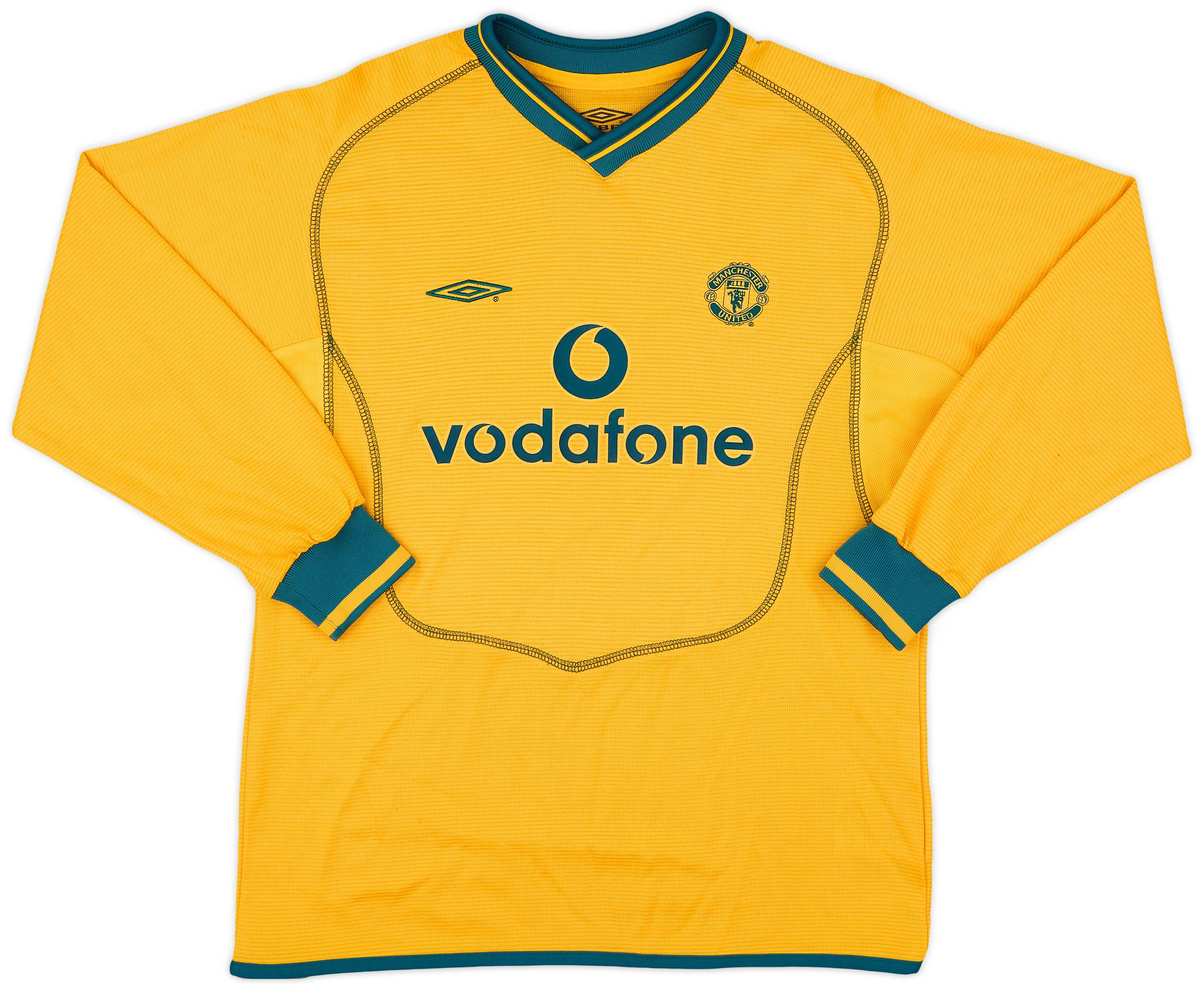 2000-02 Manchester United GK Shirt - 9/10 - (L.Boys)