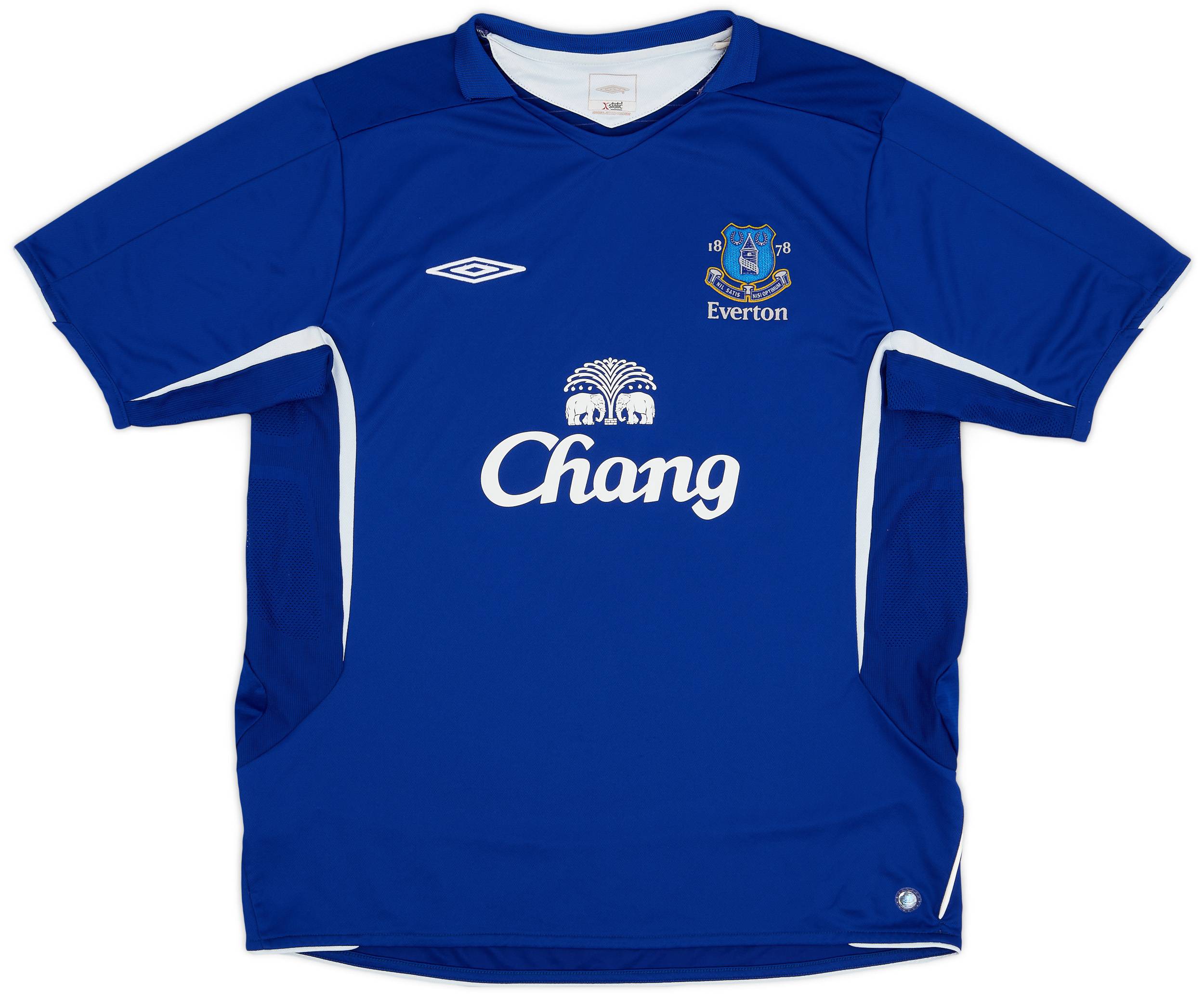 2005-06 Everton Home Shirt - 8/10 - (XL)