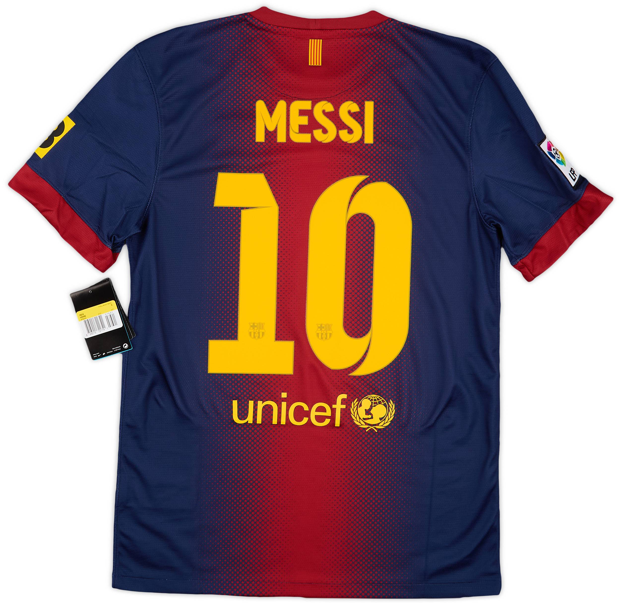 2012-13 Barcelona Home Shirt Messi #10 (S)