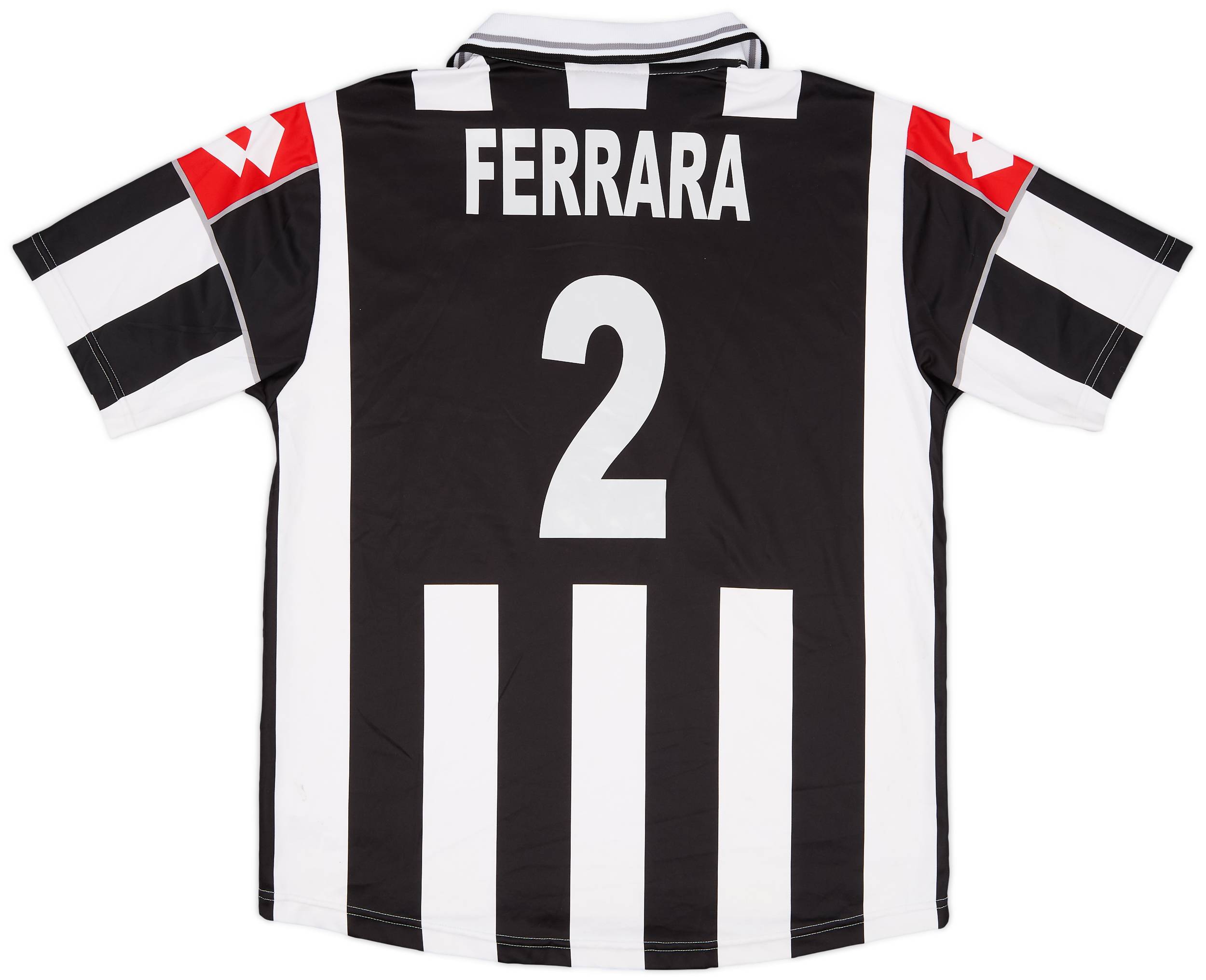 2000-01 Juventus Home Shirt Ferrara #2 - 6/10 - (L)