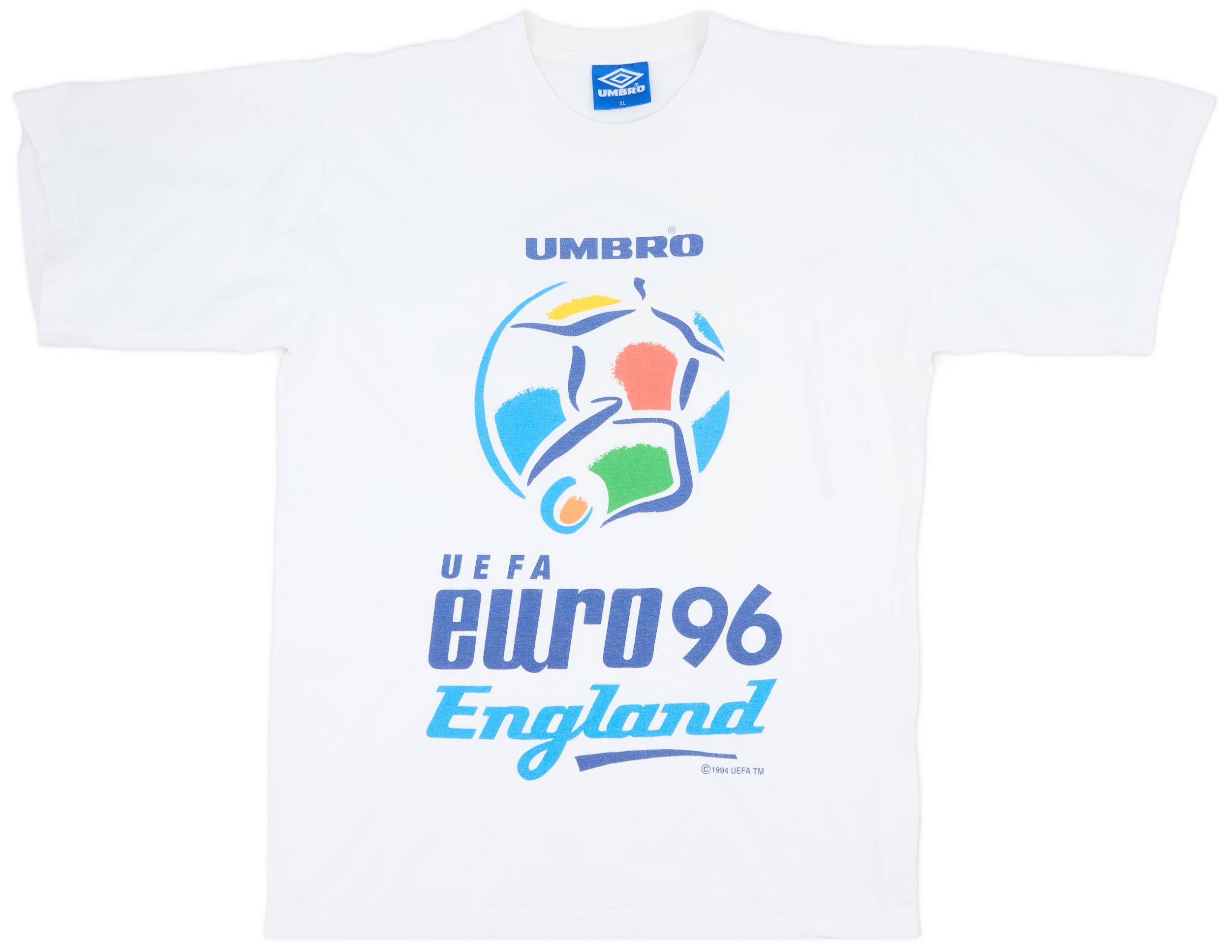 1996 England Umbro 'Euro 96' Leisure Shirt - 9/10 - (XL)