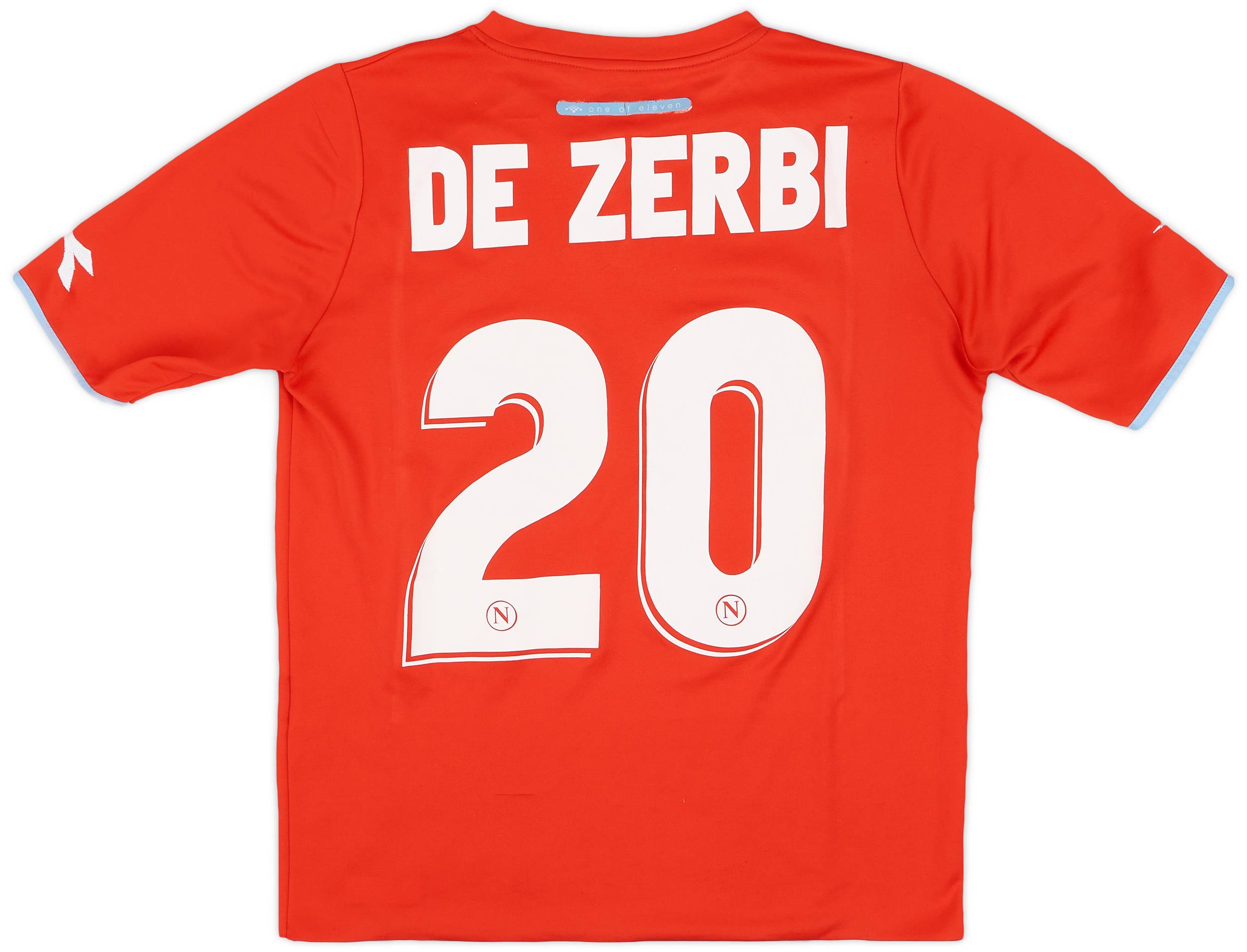 2006-07 Napoli Match Issue Third Shirt De Zerbi #20