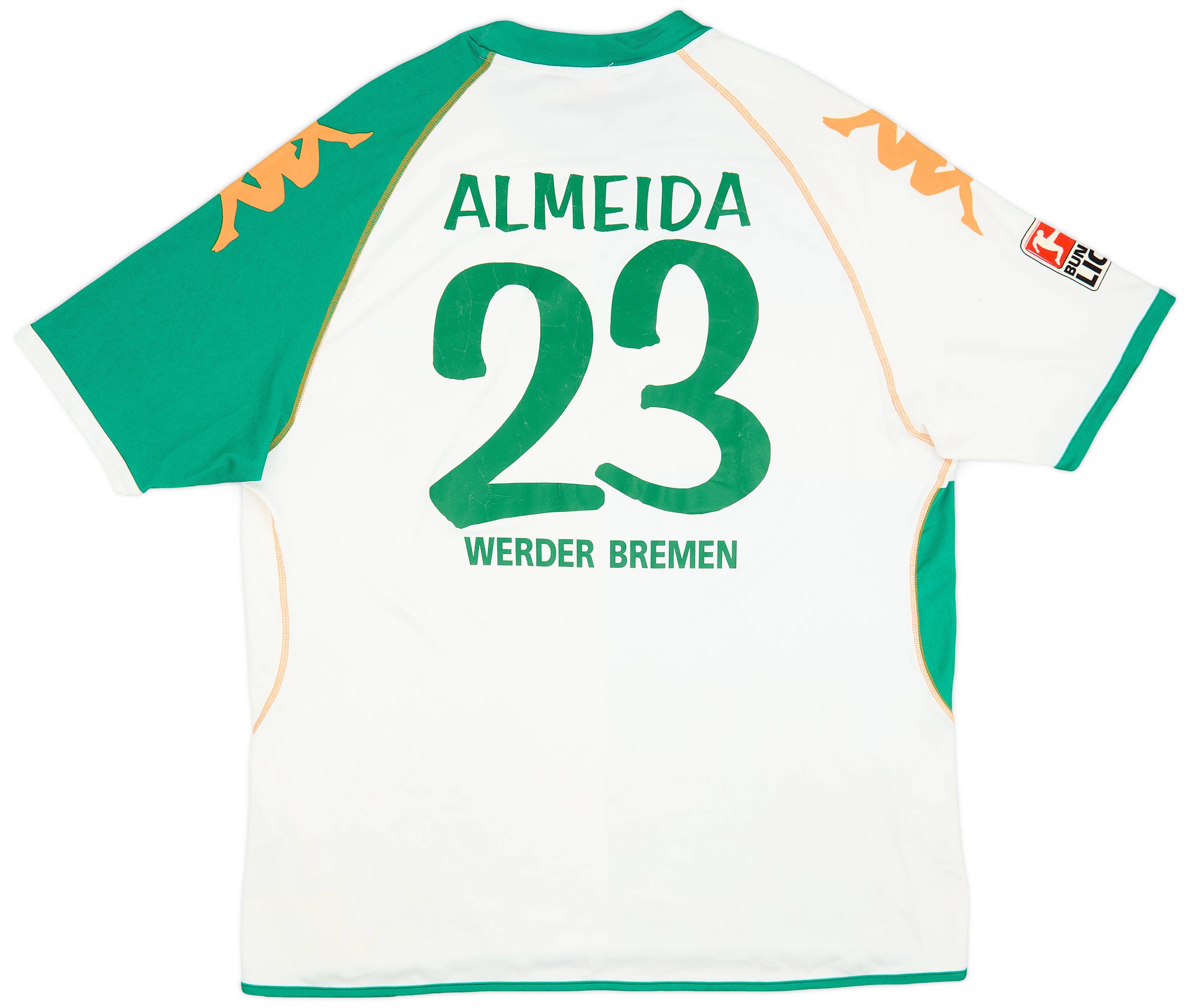 2007-08 Werder Bremen Third Shirt Almeida #23 - 7/10 - (3XL)