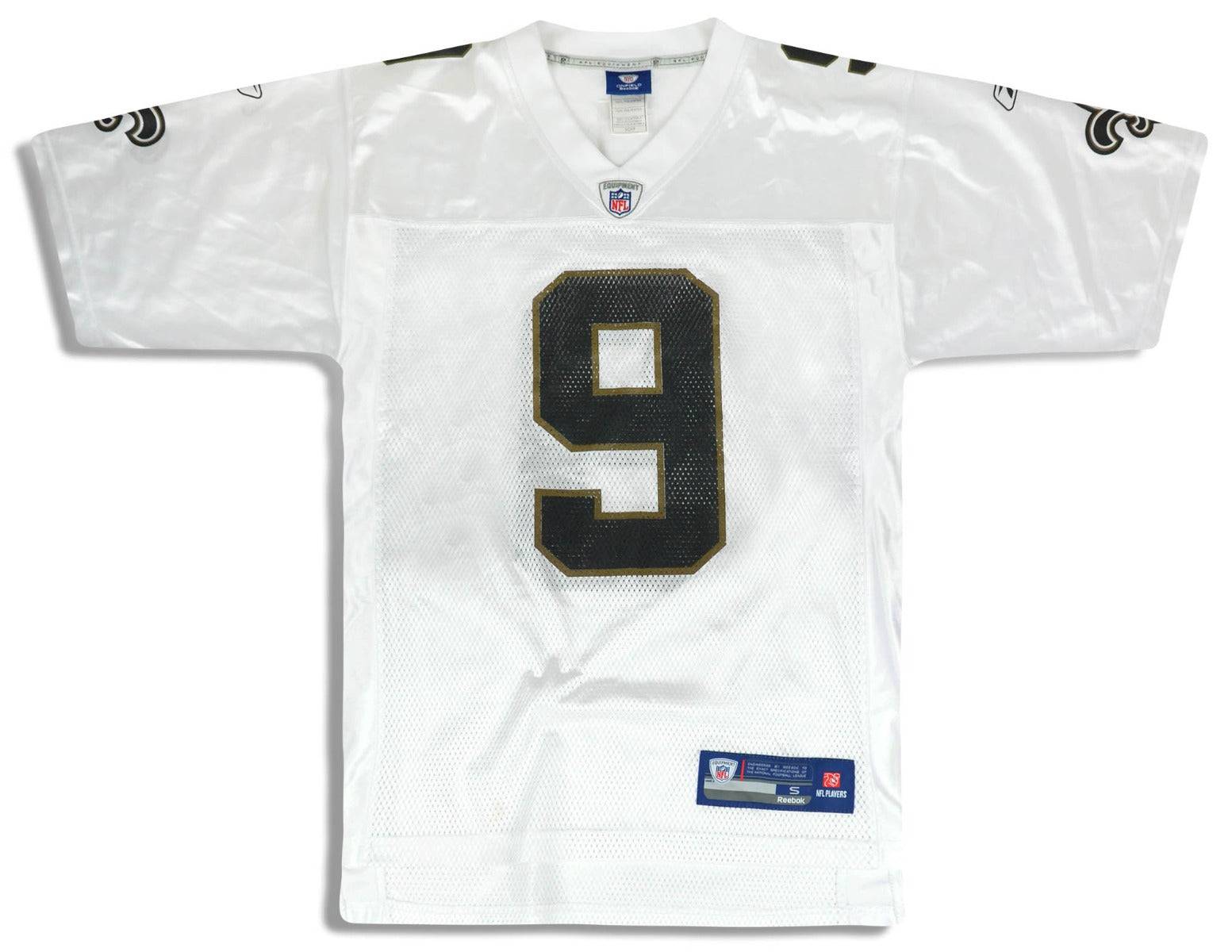 2009 11 New Orleans Saints Brees 9 Reebok On Field Jersey Away S