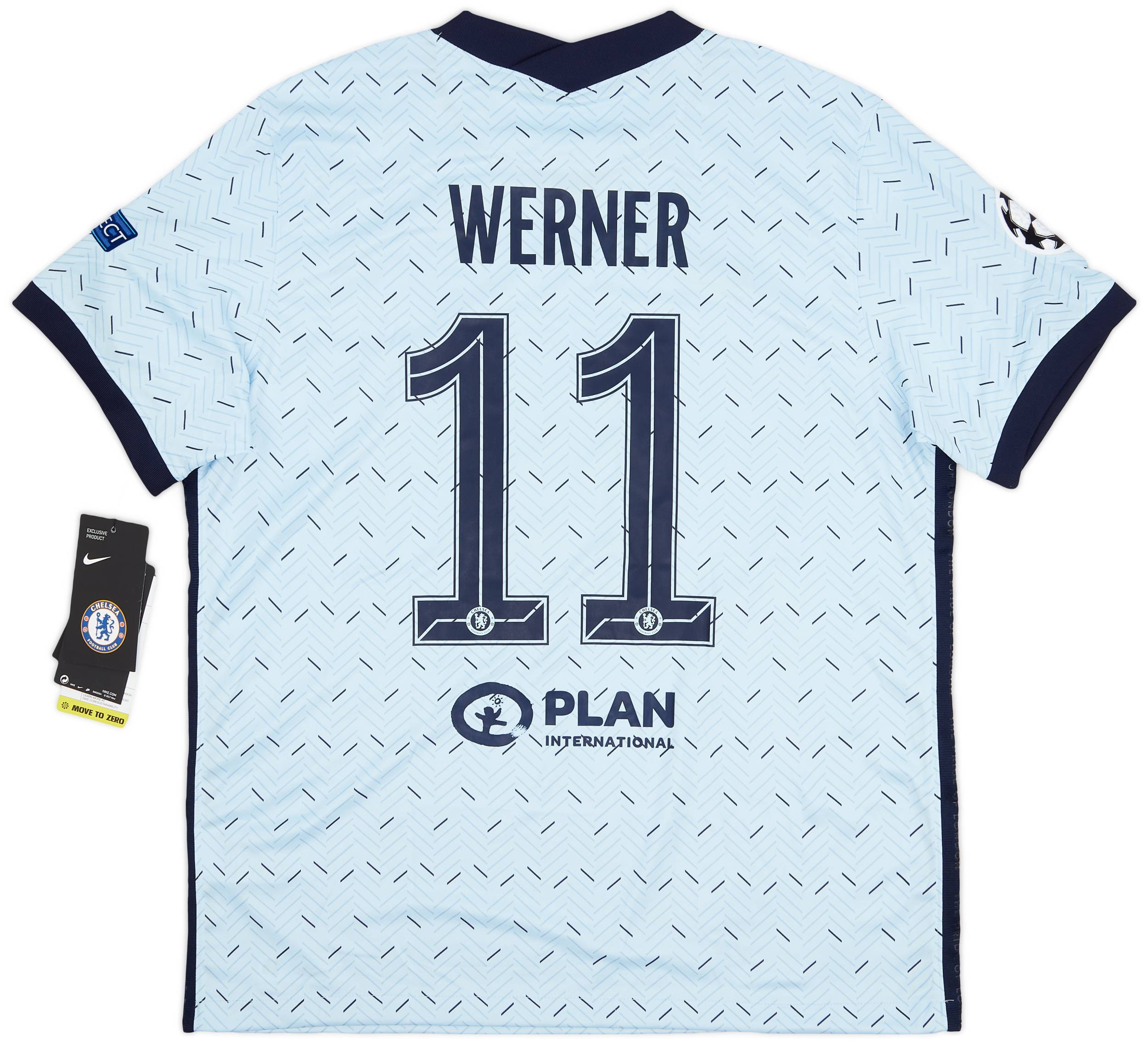 2020-21 Chelsea Away Shirt Werner #11 (XL)