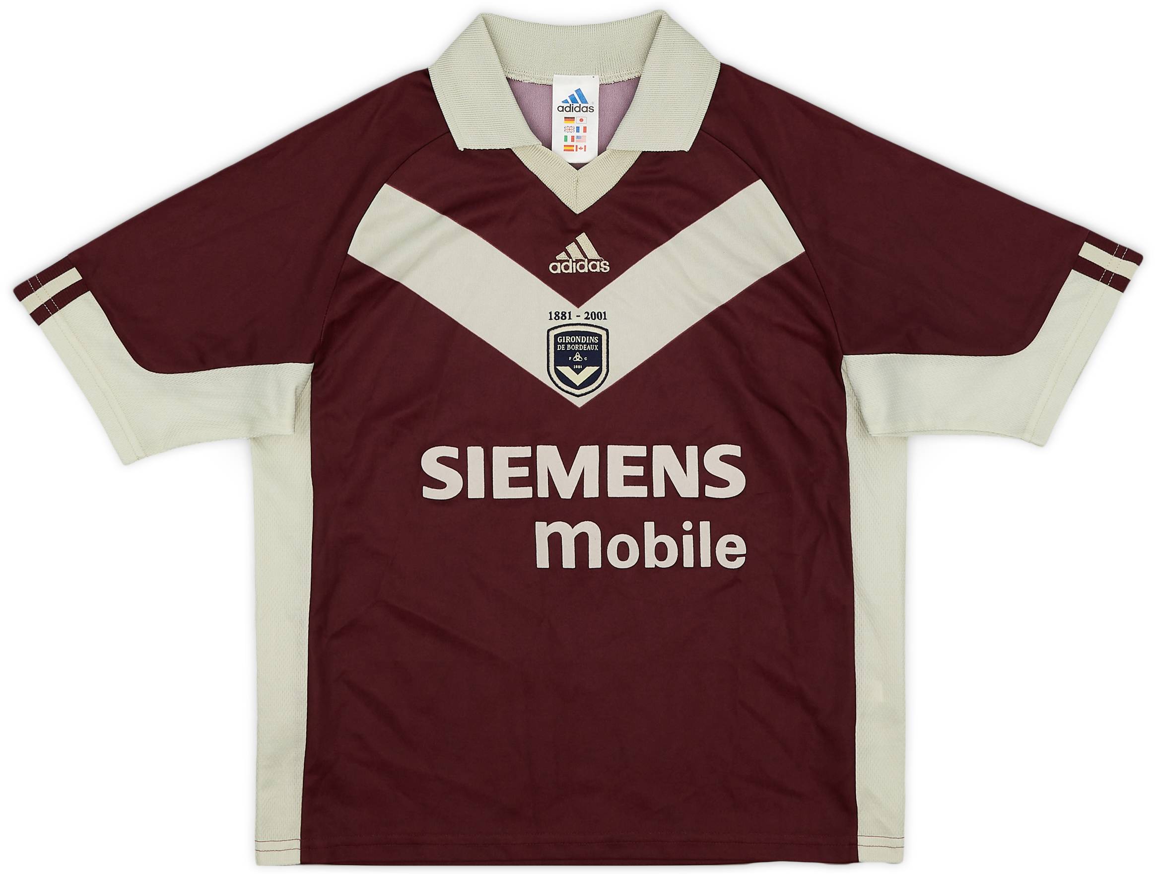 2001-02 Bordeaux Third Shirt - 6/10 - (L.Boys)