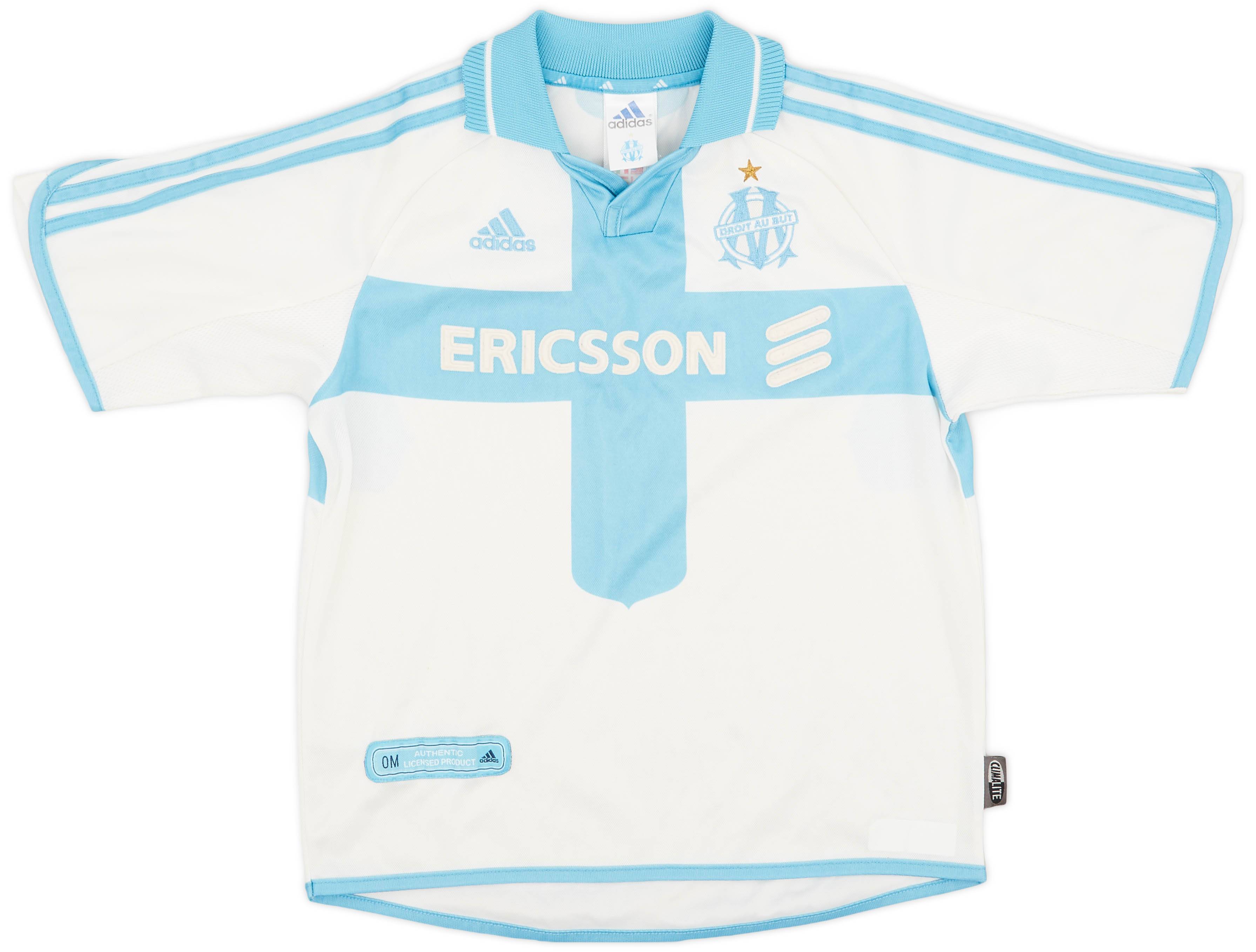 2000-01 Olympique Marseille Home Shirt - 8/10 - (M.Boys)