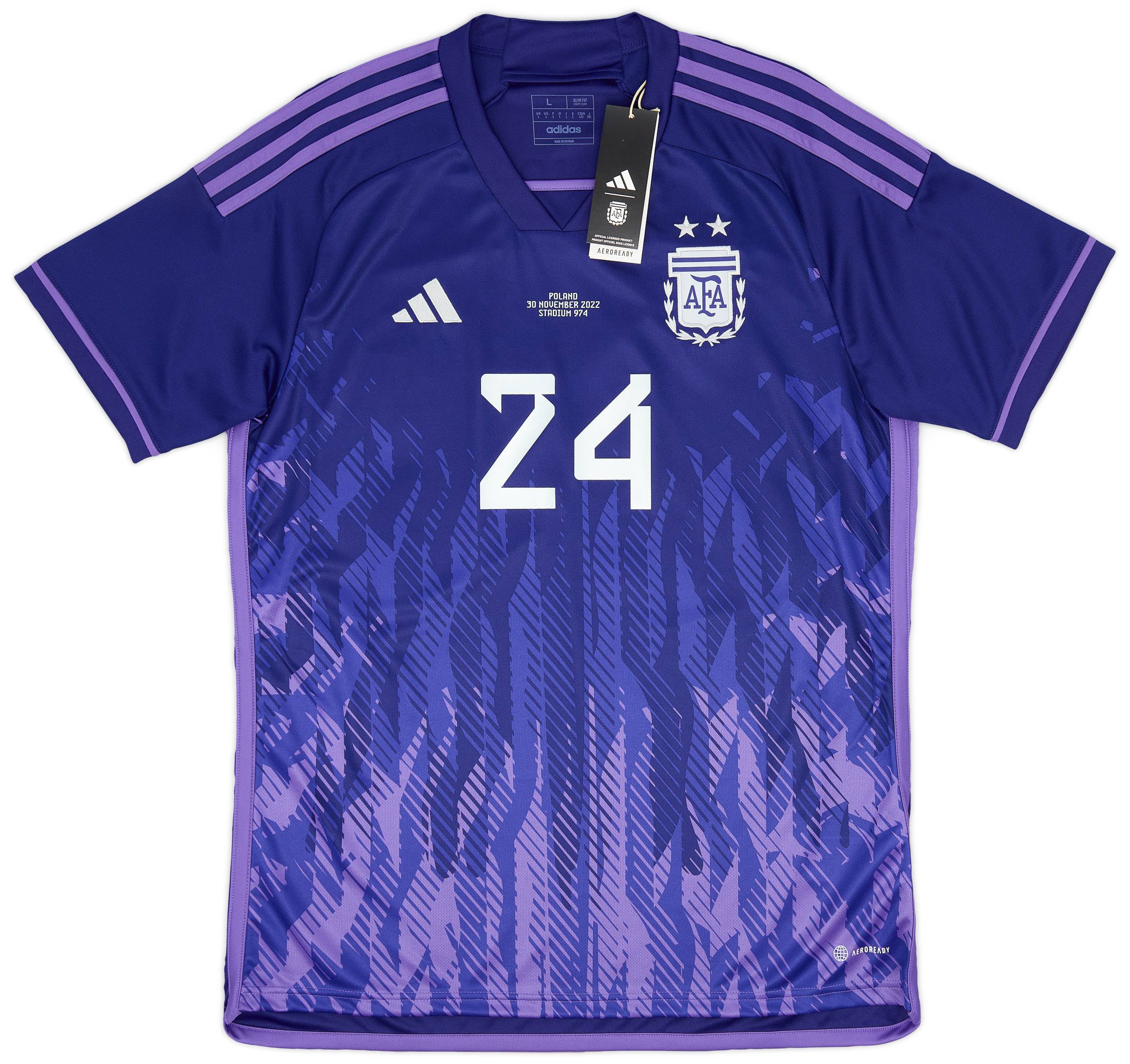 2022-23 Argentina Away 'vs Poland' Shirt #24