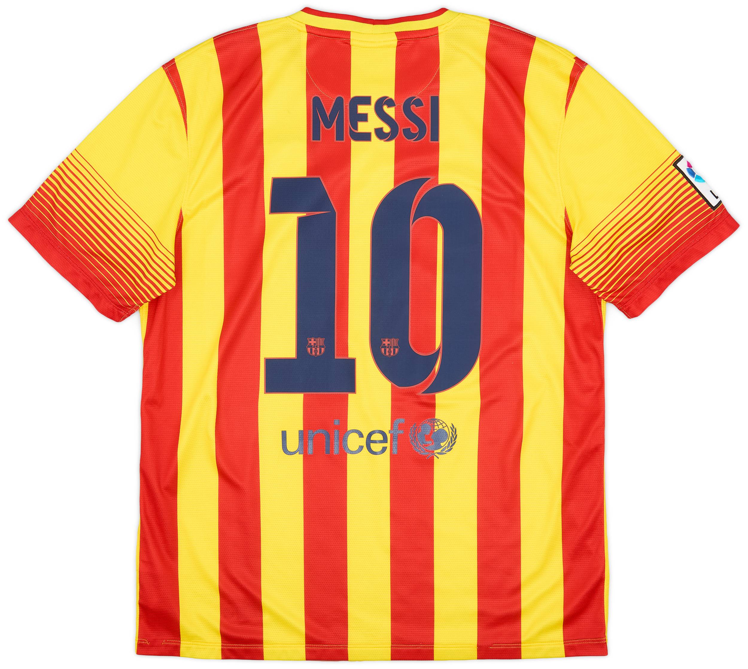 2013-15 Barcelona Away Shirt Messi #10 - 9/10 - (L)