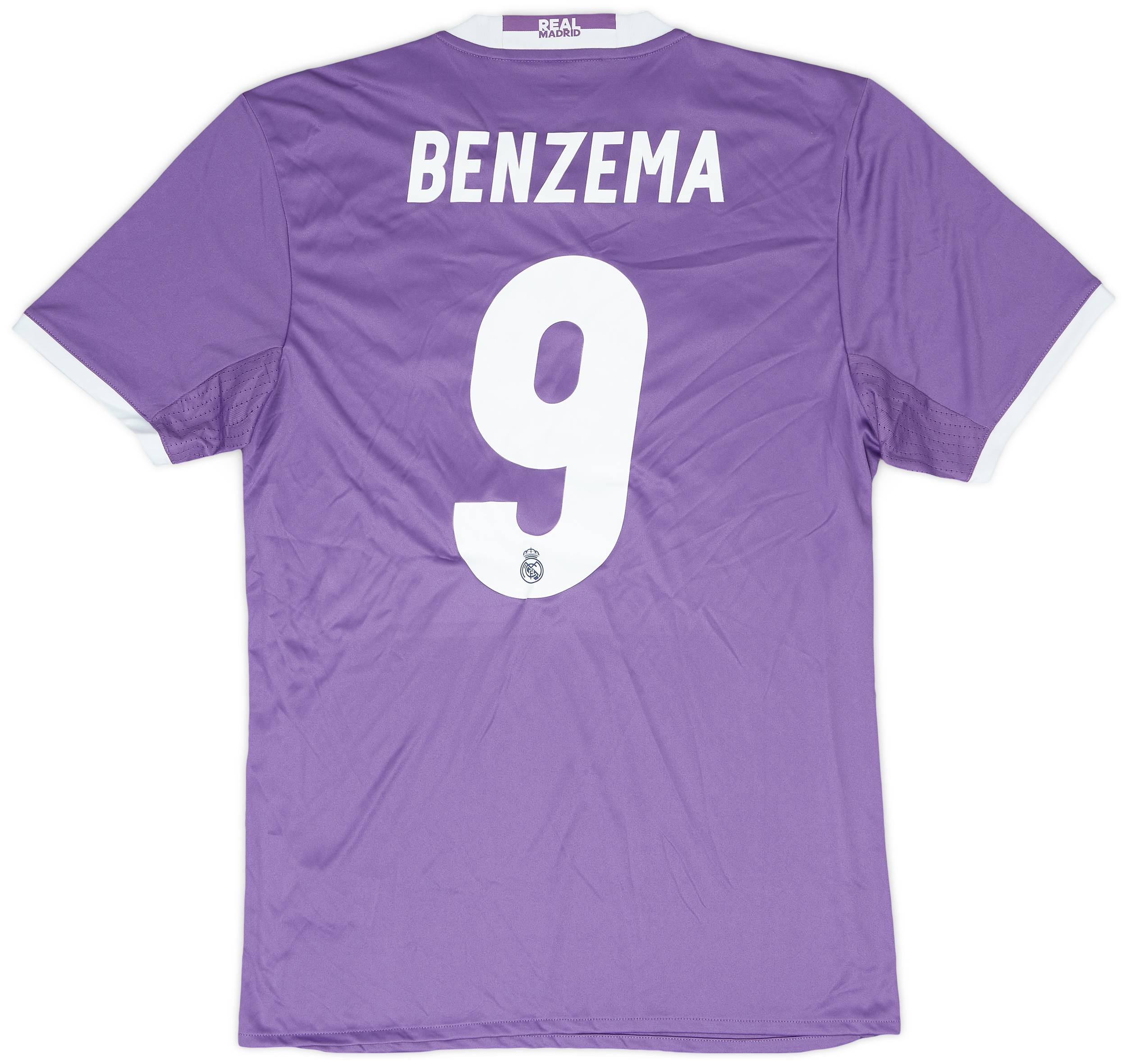 2016-17 Real Madrid Away Shirt Benzema #9 (S)
