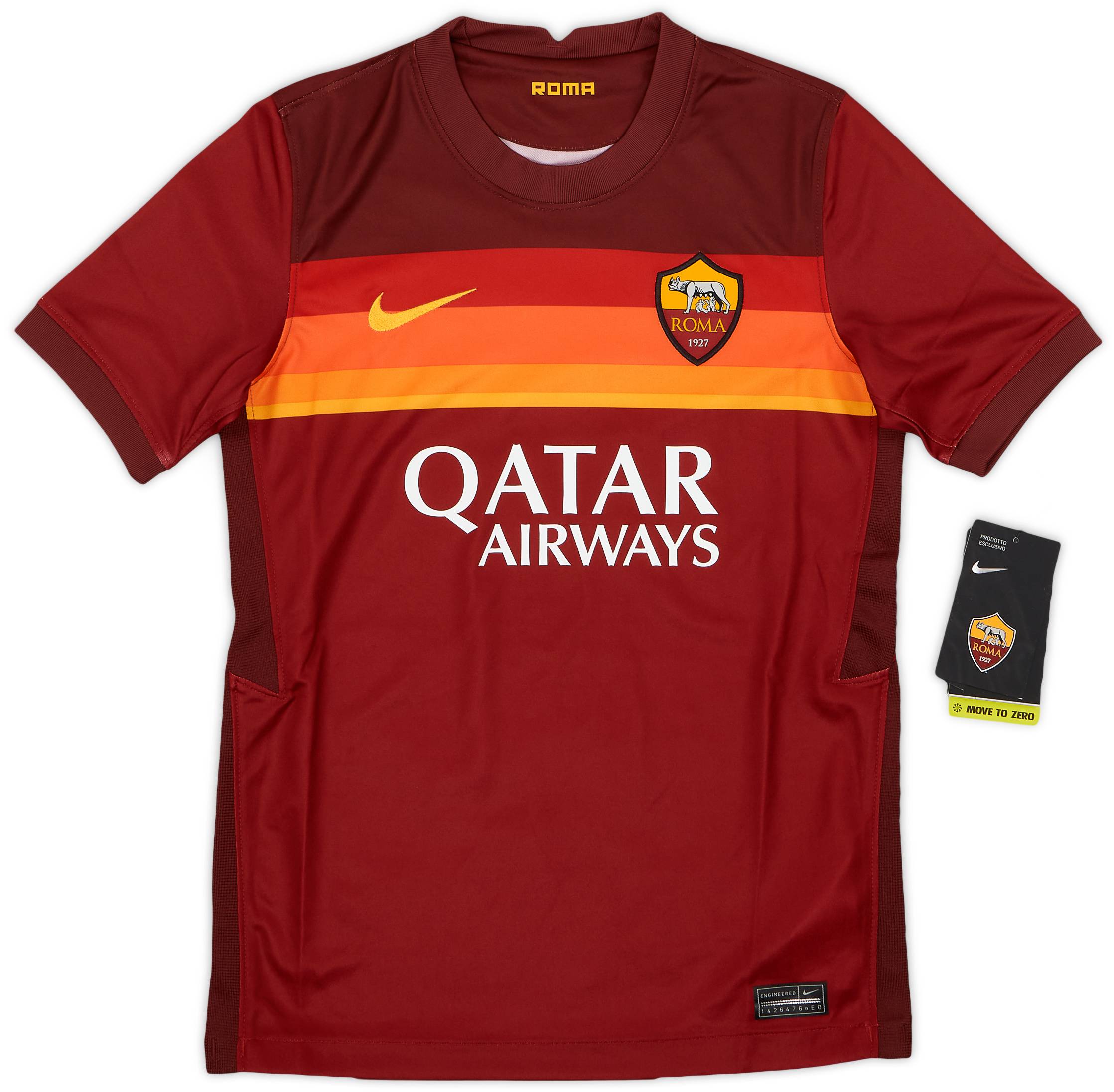 2020-21 Roma Home Shirt (M.Boys)