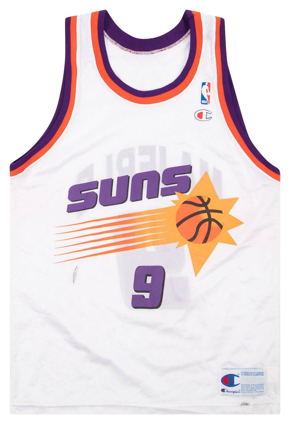 1992-95 Phoenix Suns Majerle #9 Champion Jersey (Home) M