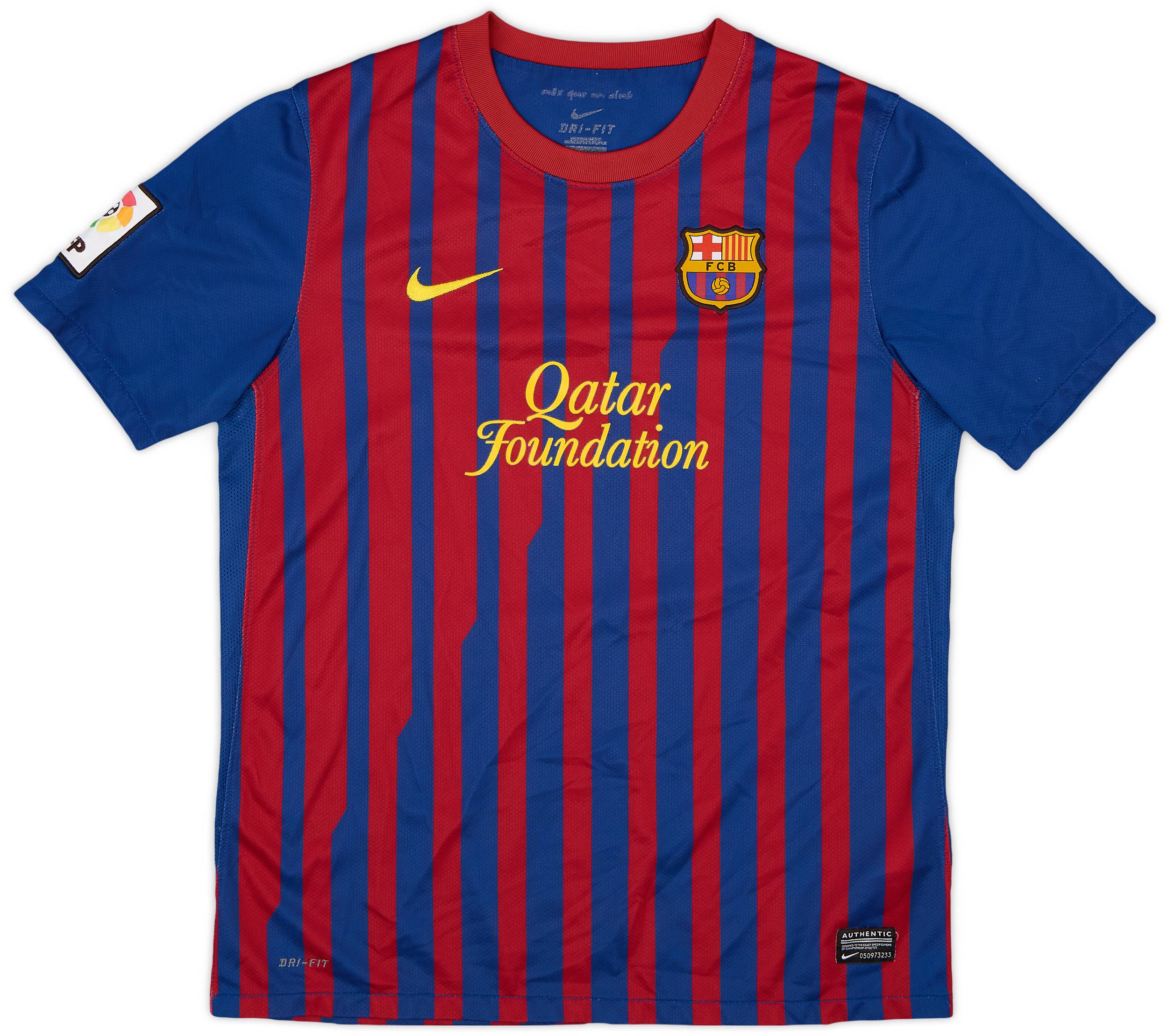 2011-12 Barcelona Home Shirt - 7/10 - (XL.Boys)