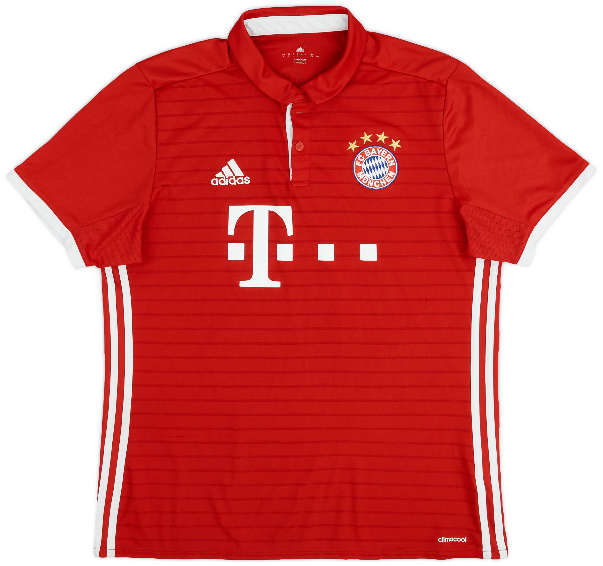 2016-17 Bayern Munich Home Shirt - 7/10 - (L)